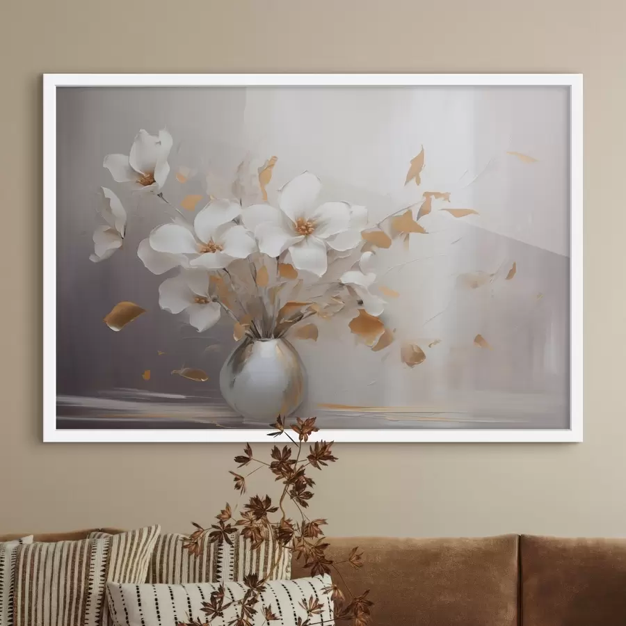 Fototapete Blumen in einer Vase f44133