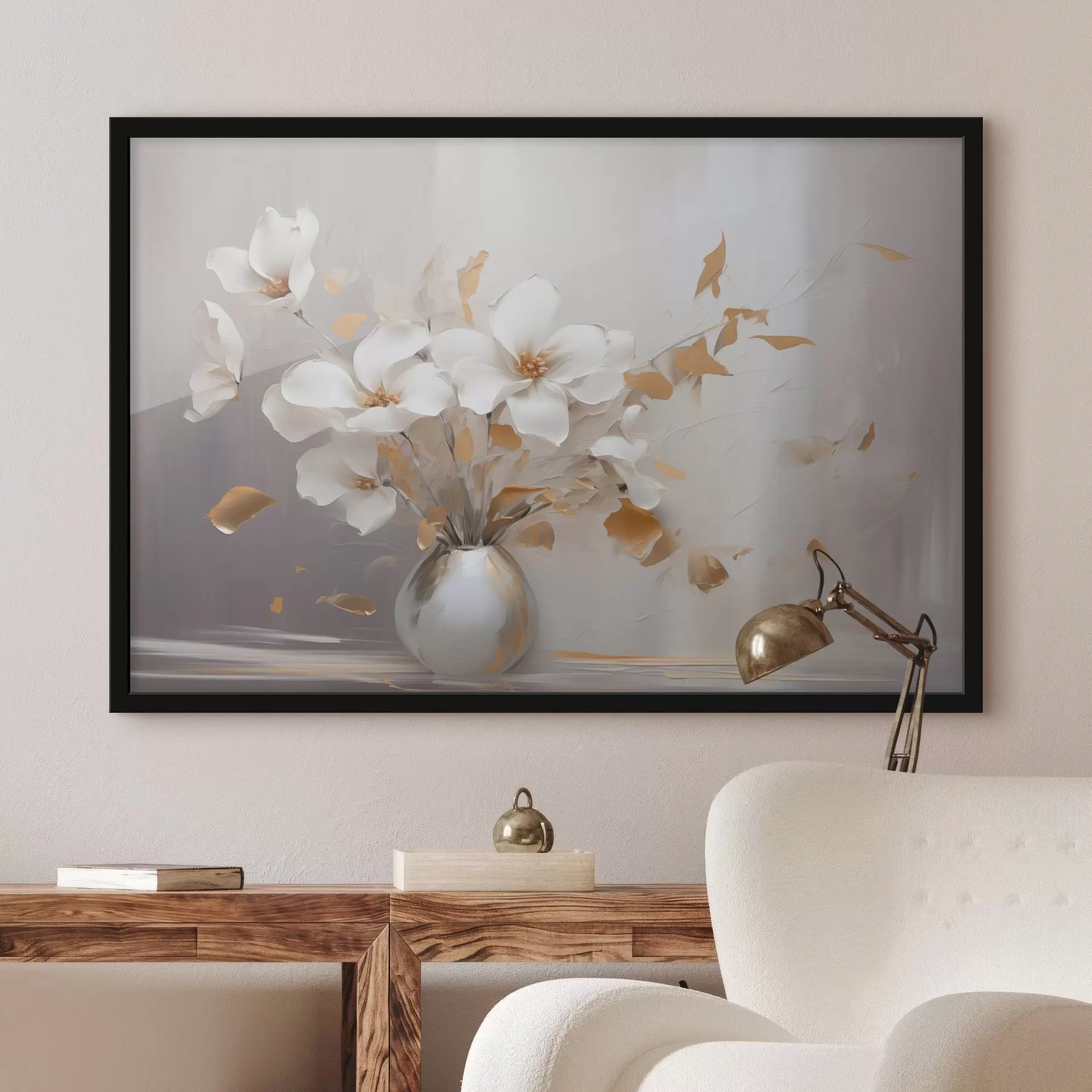 Fototapete Blumen in einer Vase f44133