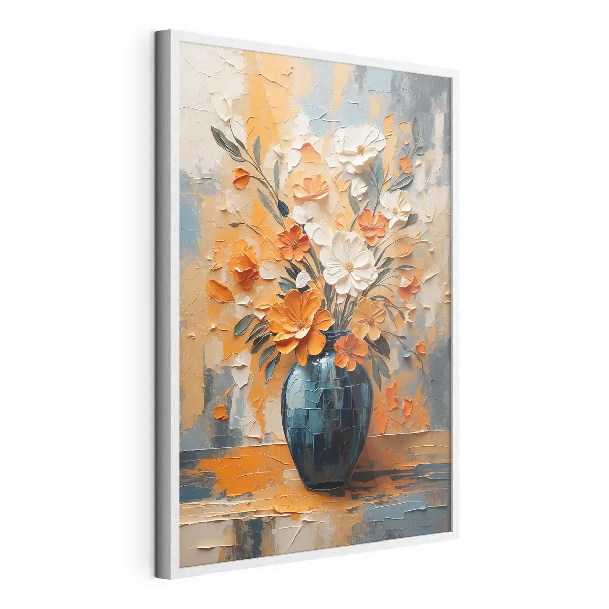 Poster Sonne in blauer Vase f44059