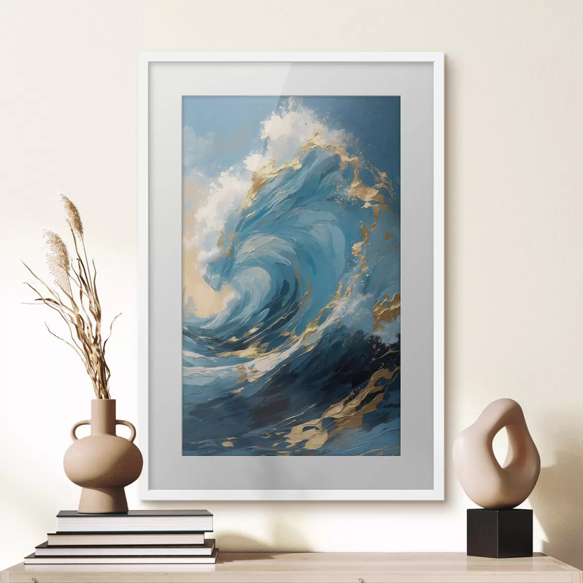 Poster Ansteigender Tsunami f44084