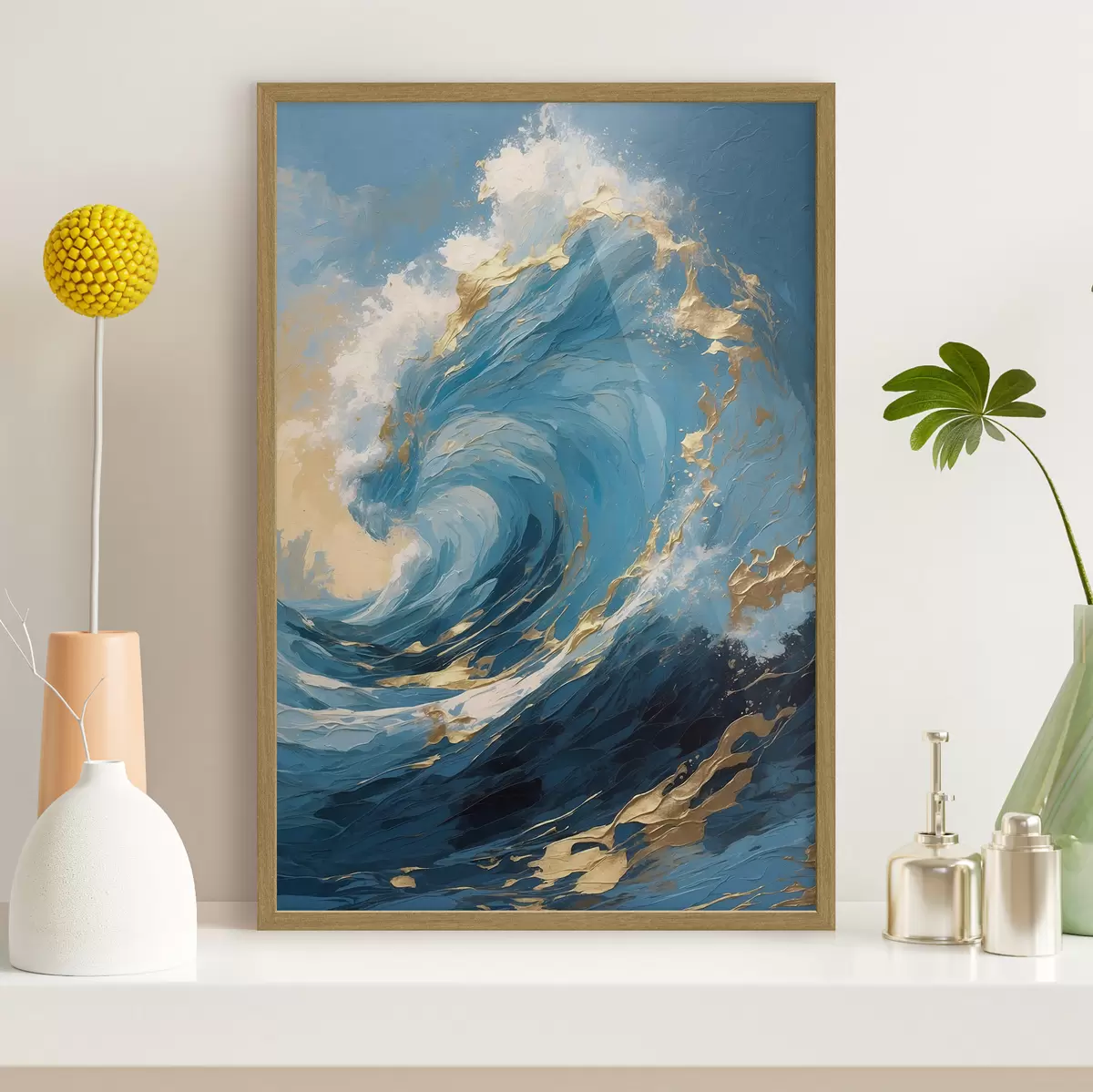 Poster Ansteigender Tsunami f44084