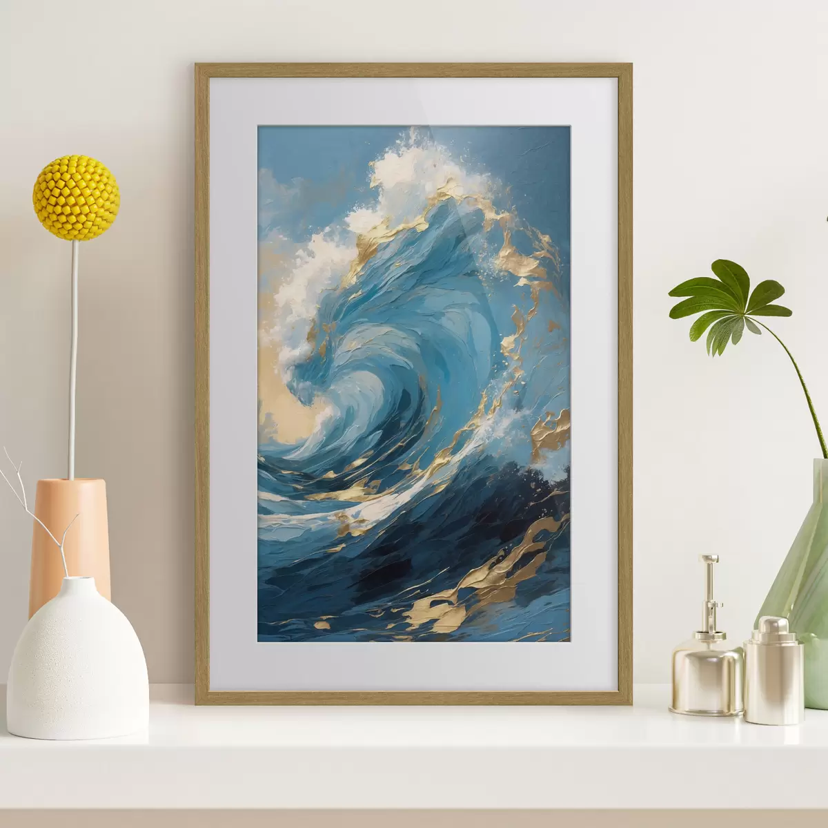 Poster Ansteigender Tsunami f44084