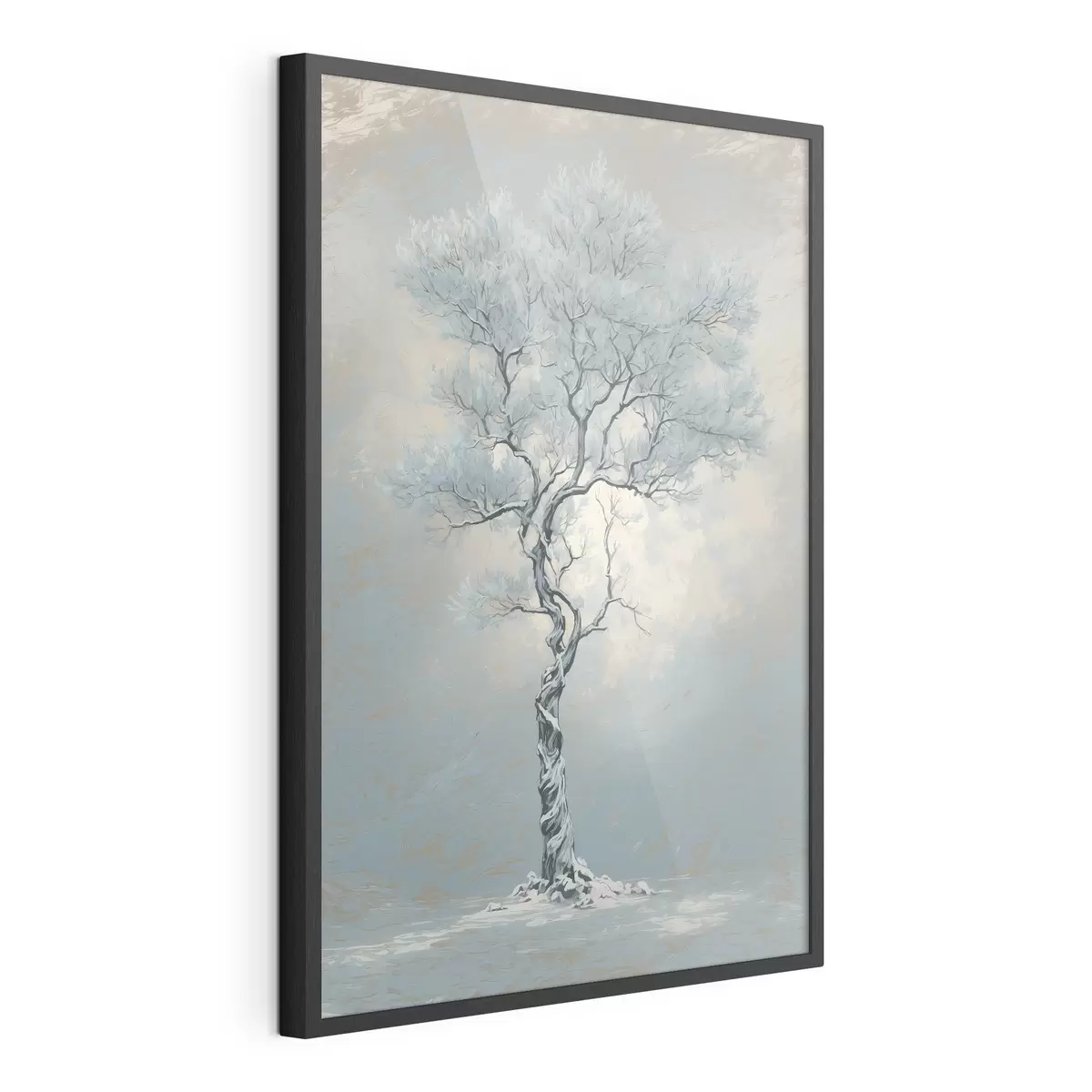 Poster Gefrorener Baum f44087