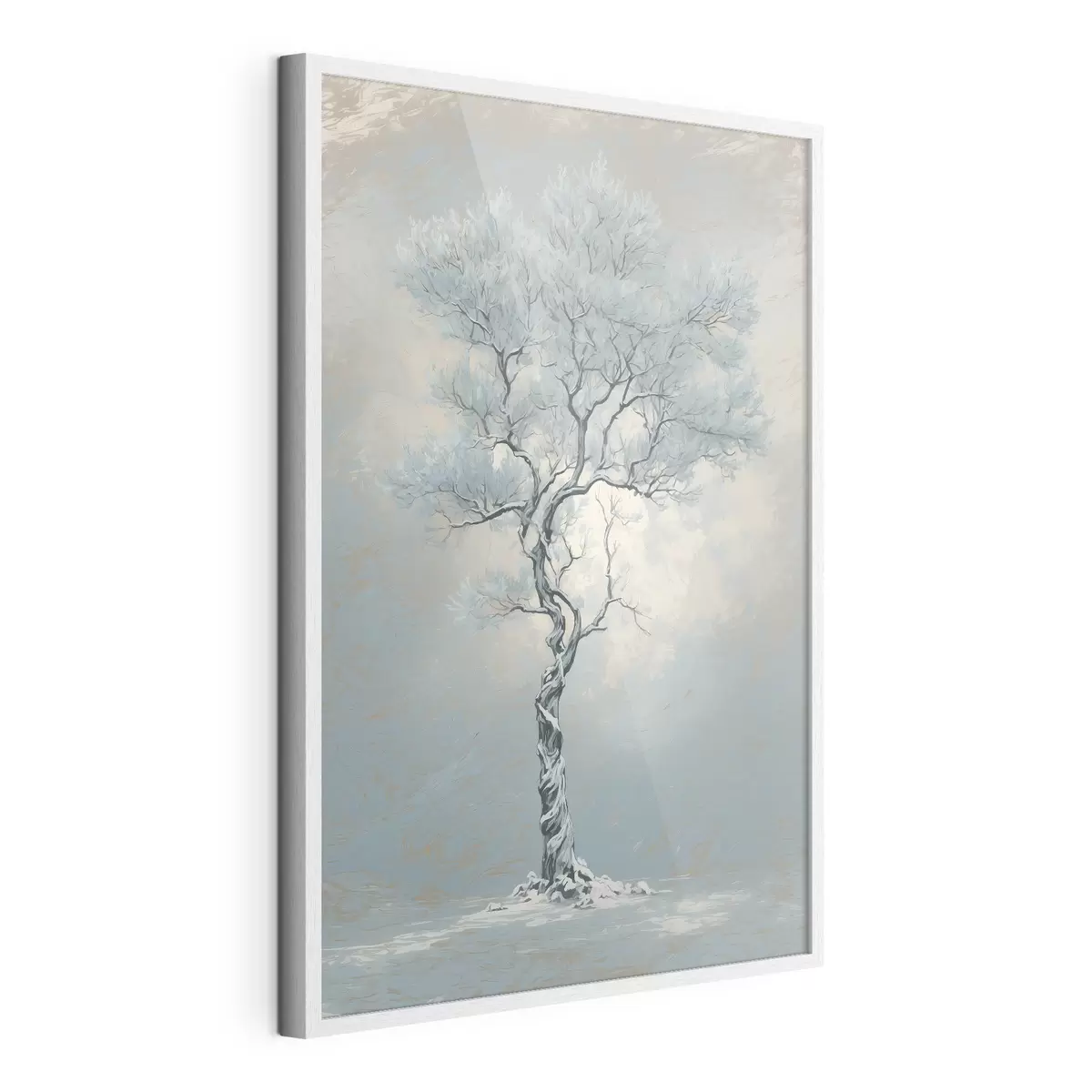 Poster Gefrorener Baum f44087