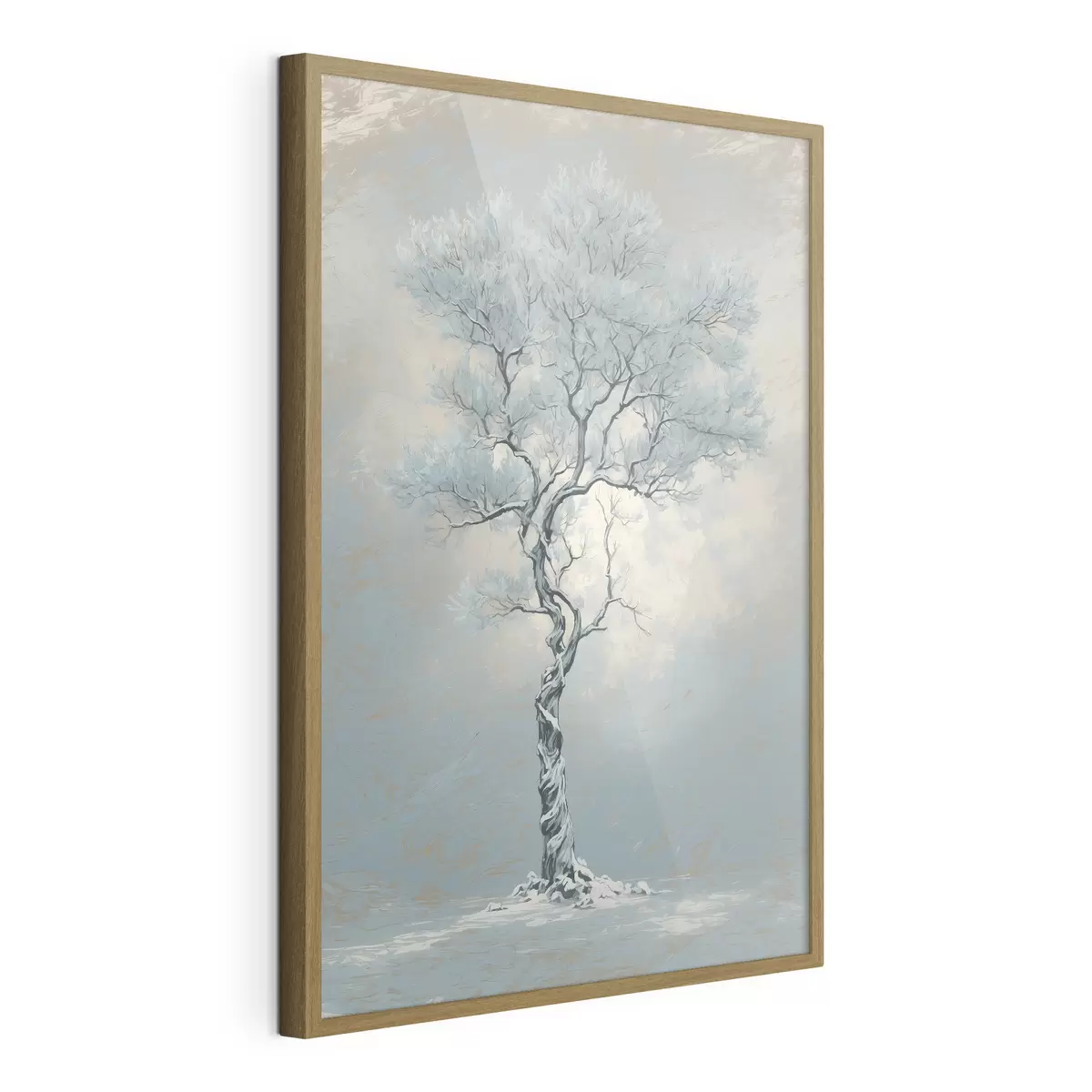 Poster Gefrorener Baum f44087