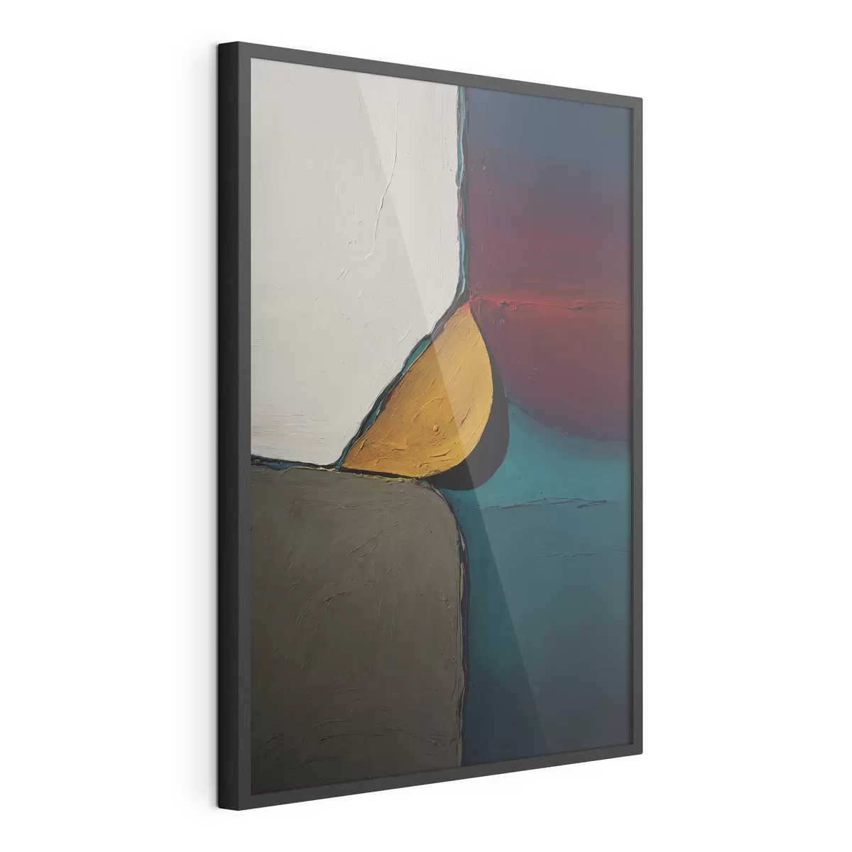 Poster Mehrfarbiges Relief f44095