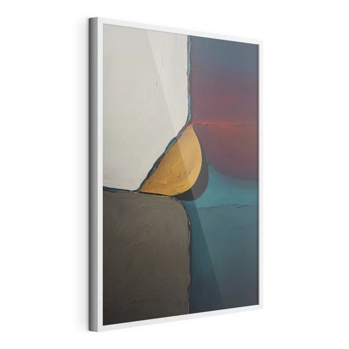 Poster Mehrfarbiges Relief f44095