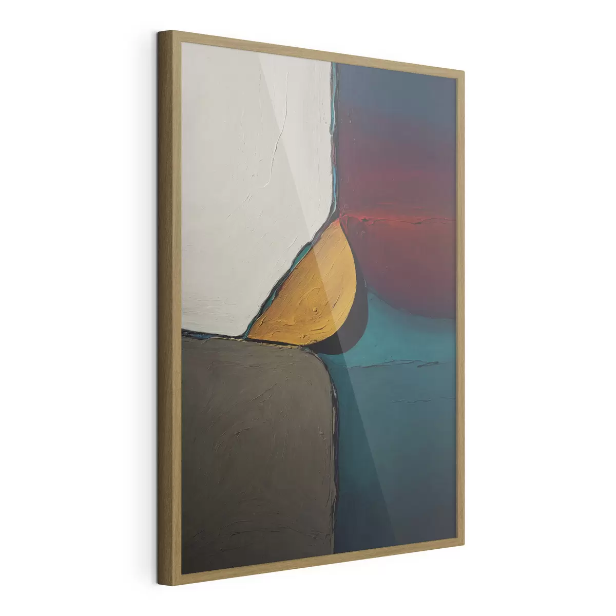 Poster Mehrfarbiges Relief f44095