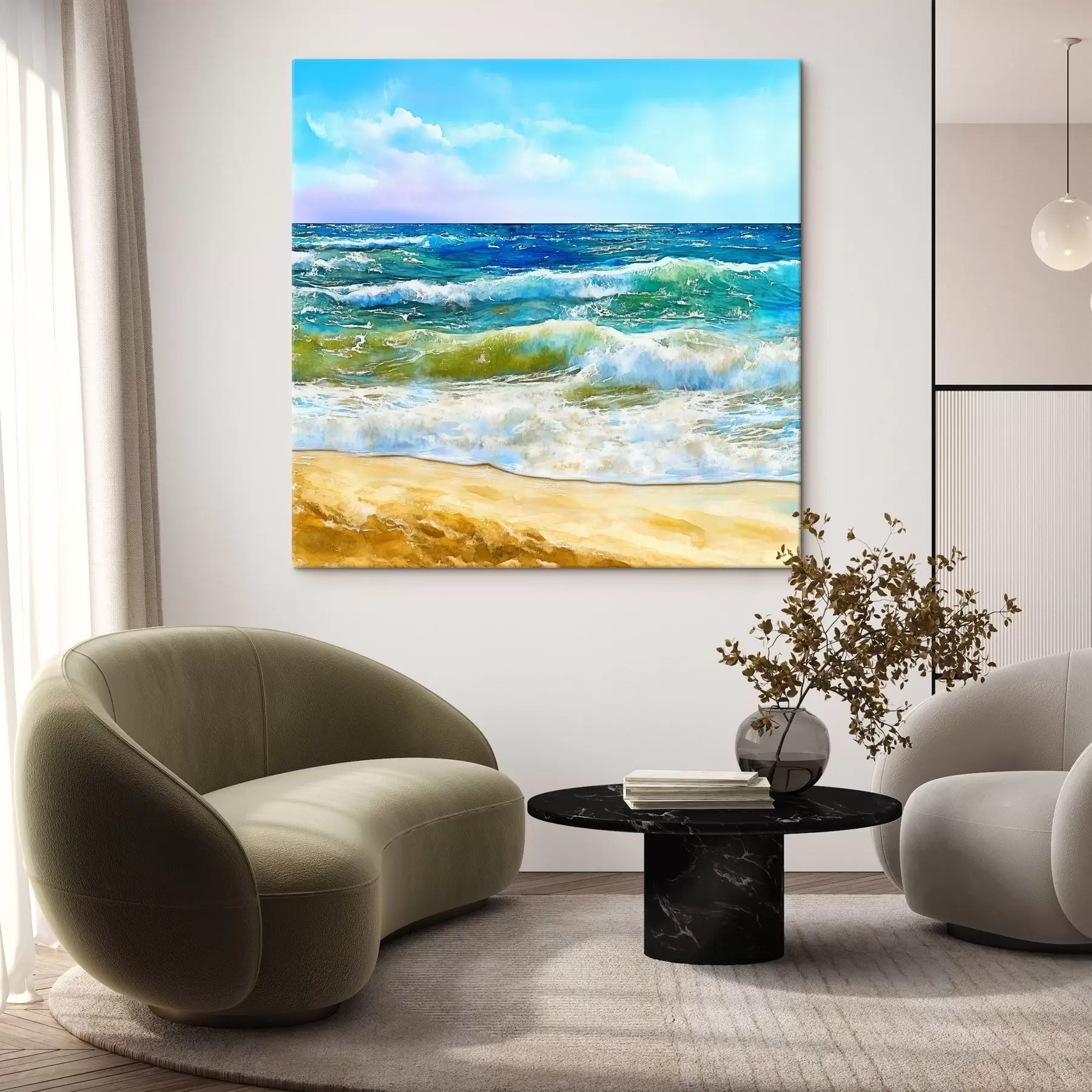 Fototapete Blick aufs Meer s44223