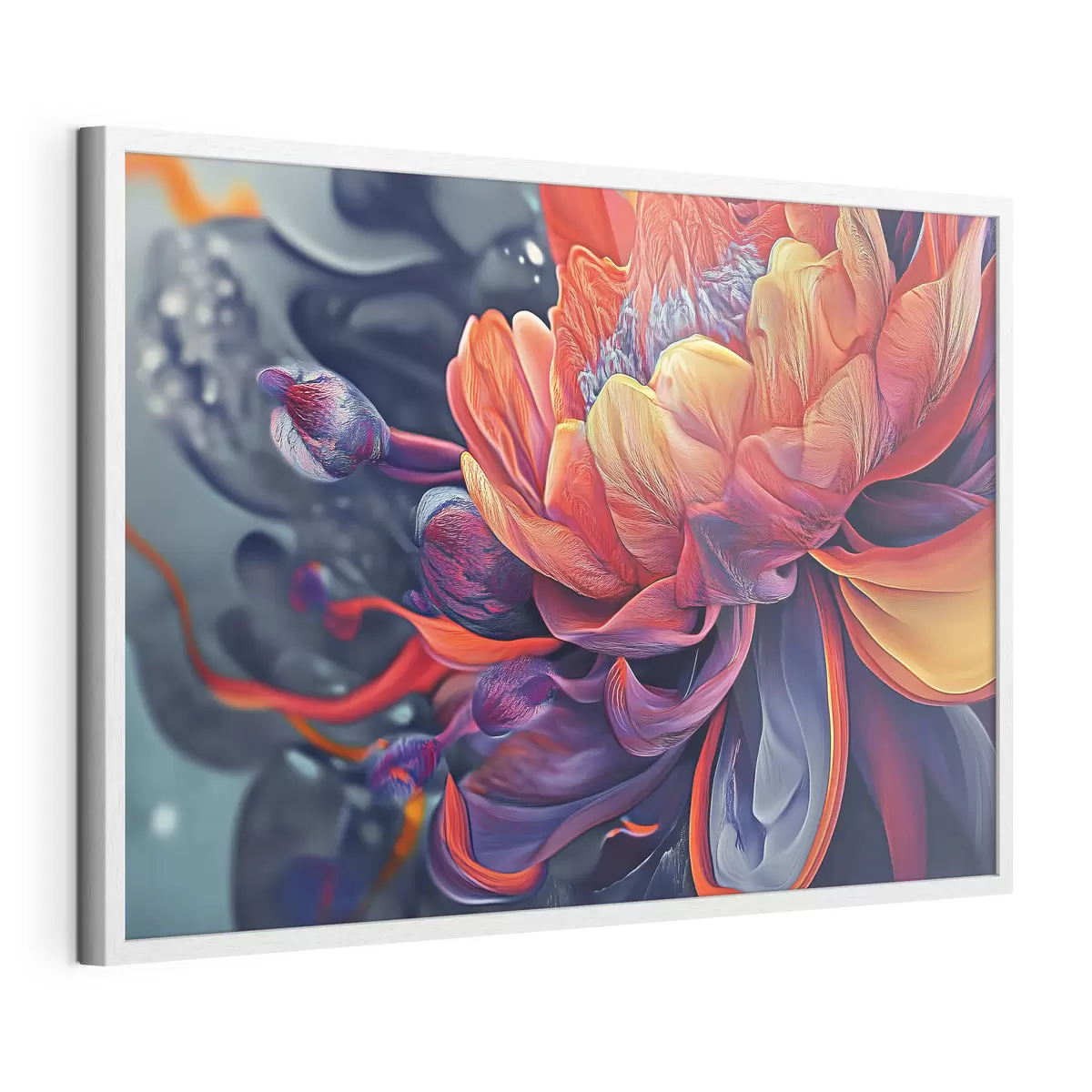Poster Große leuchtende Blume f44214
