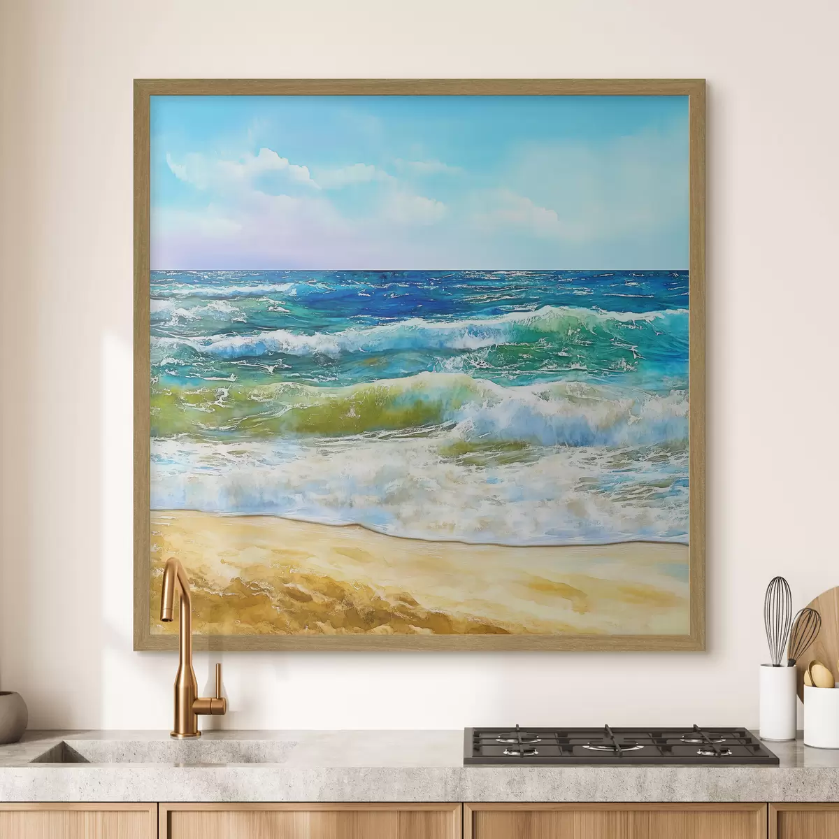 Poster Blick aufs Meer f44223