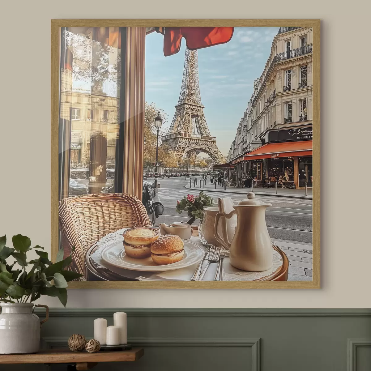 Poster Frühstück in Paris f44224