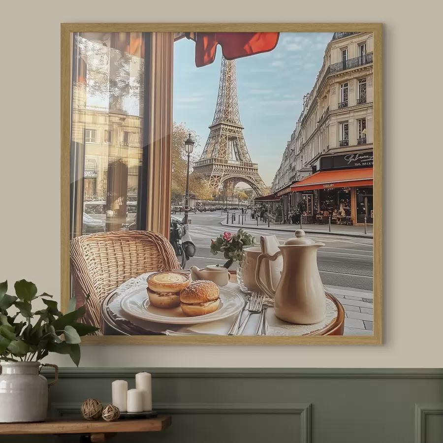 Fototapete Frühstück in Paris f44224