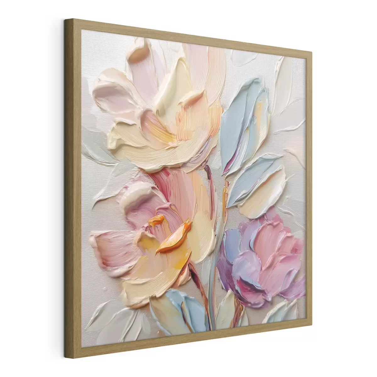 Poster Blütenblätter in Pastell f44240