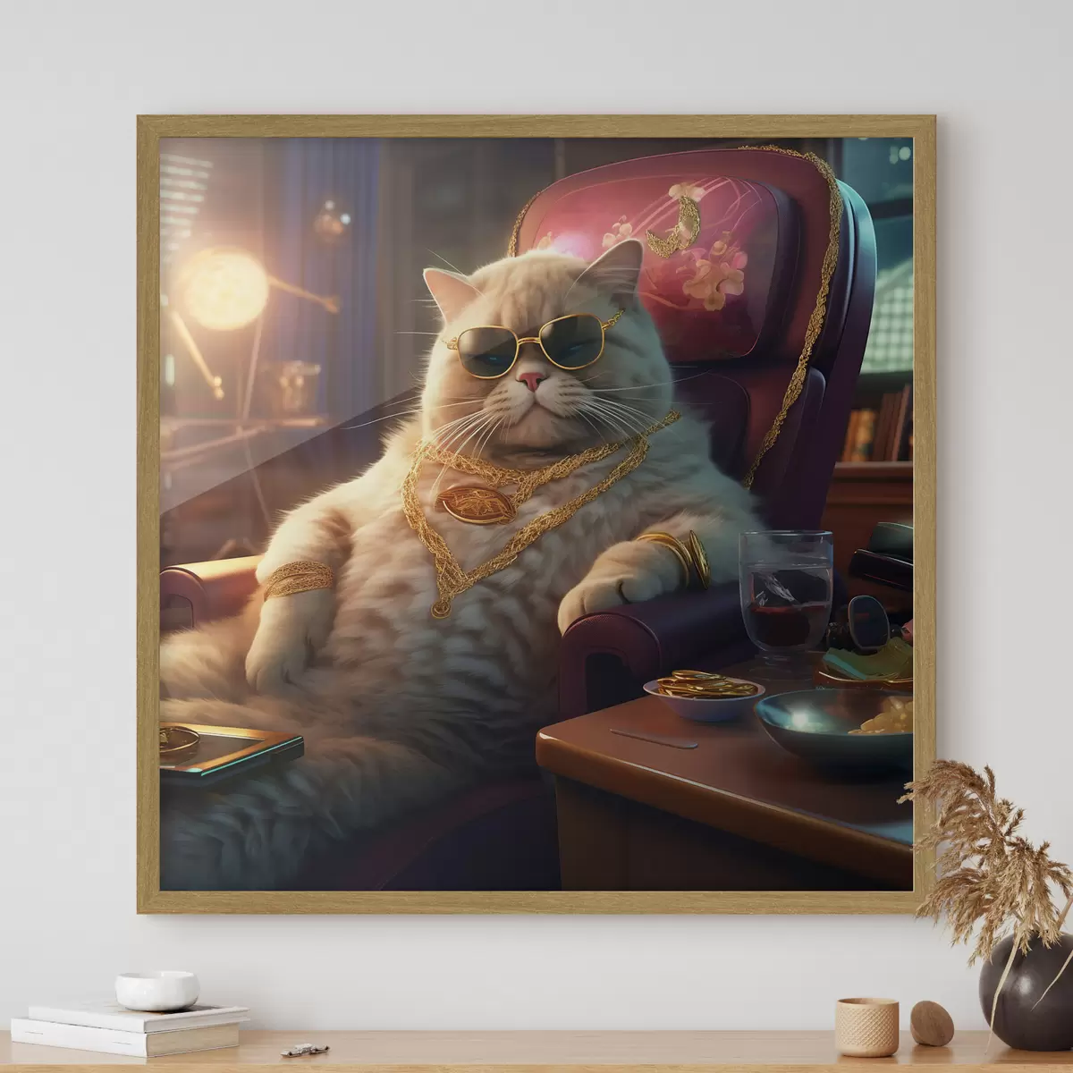 Poster Wichtige Katze f44242