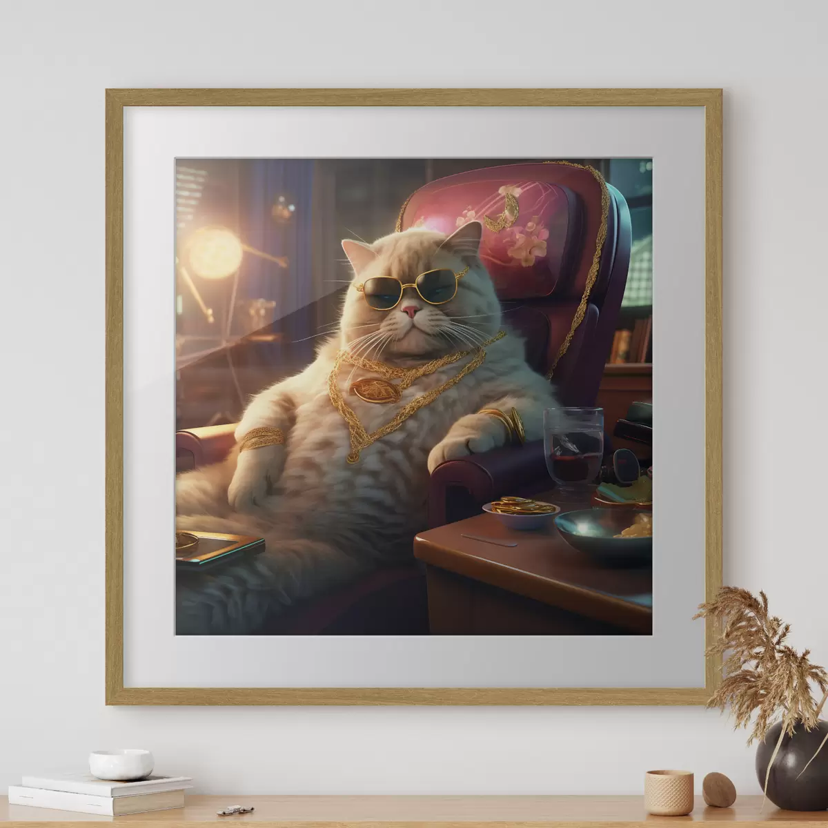 Poster Wichtige Katze f44242