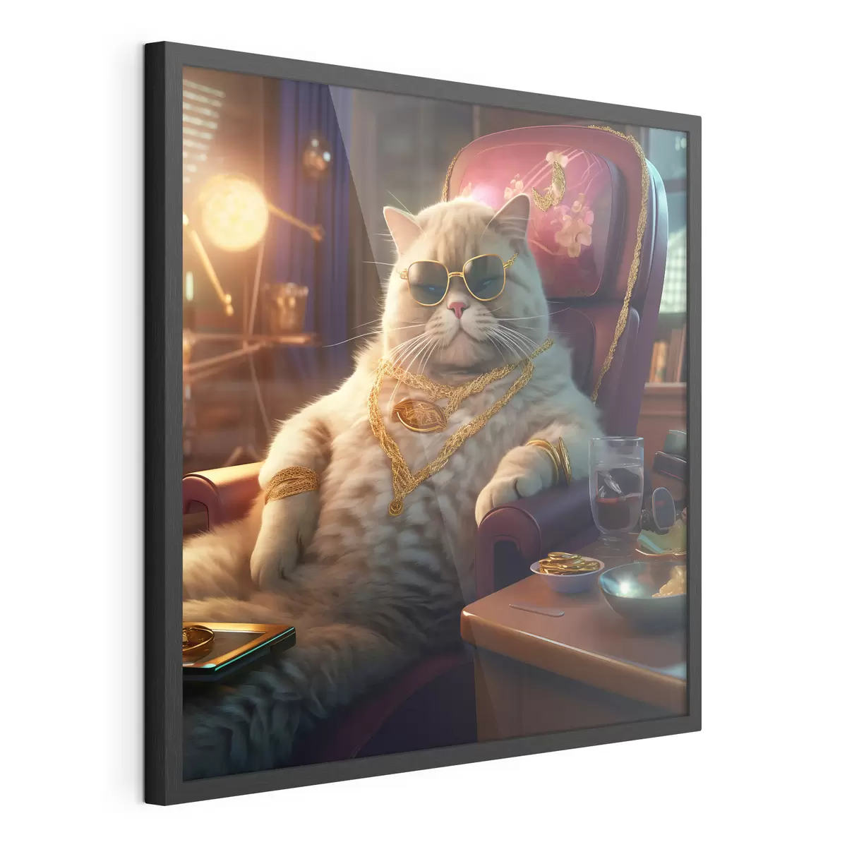 Poster Wichtige Katze f44242