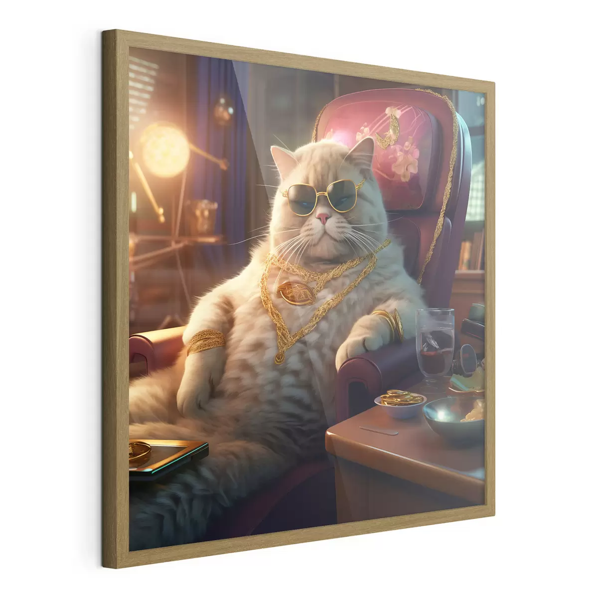Poster Wichtige Katze f44242