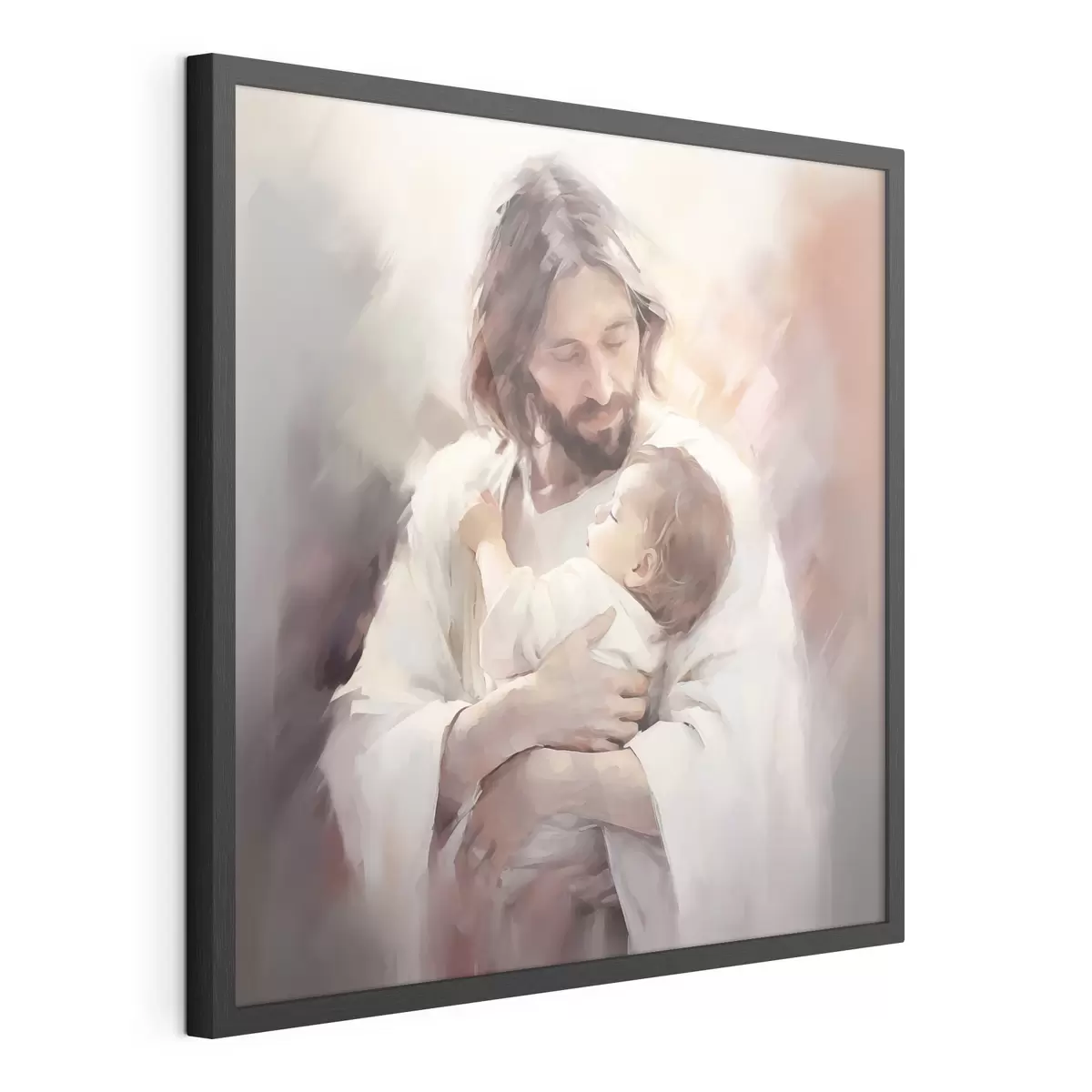 Poster Jesus mit einem Kind f44283
