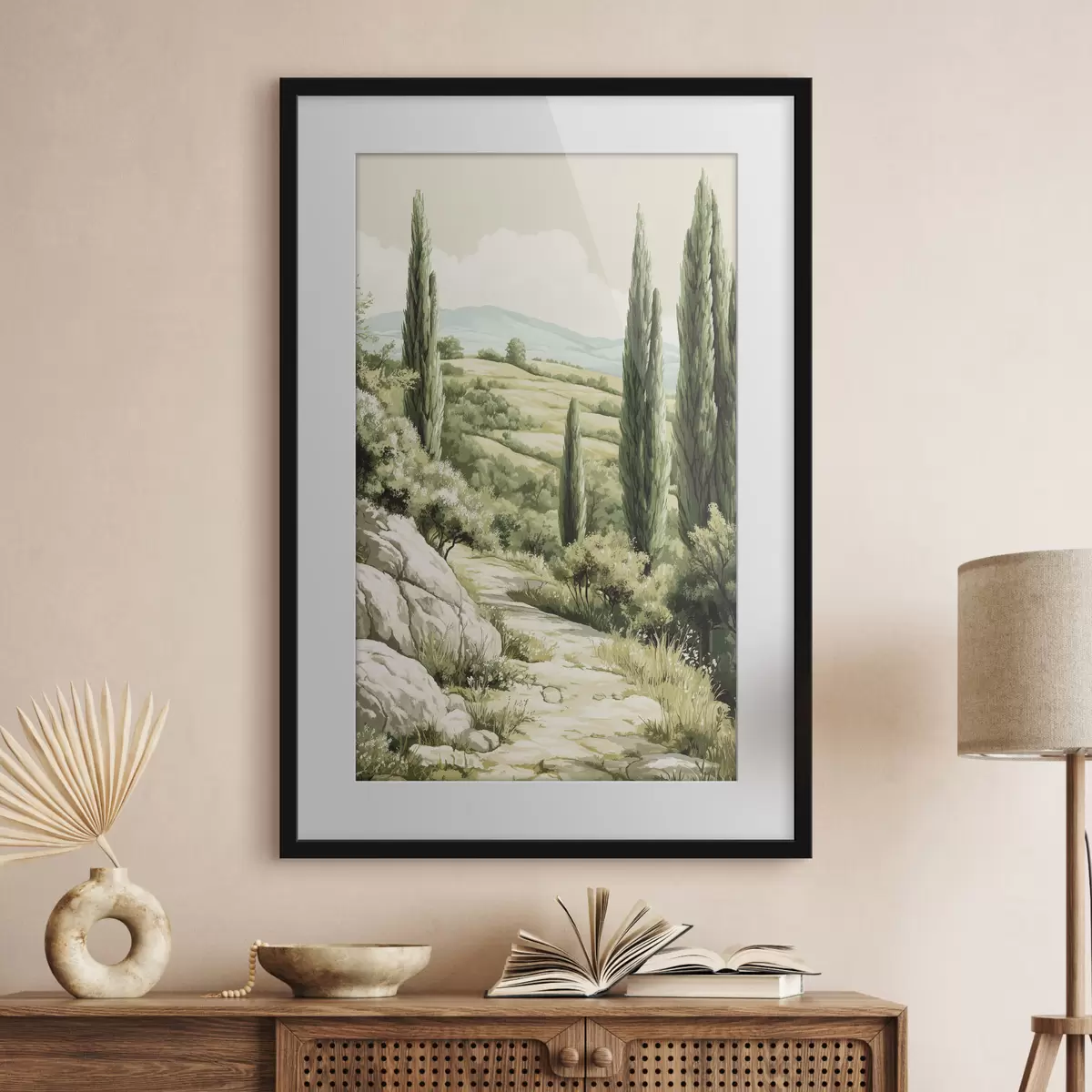 Poster Zypressenpfad f44308