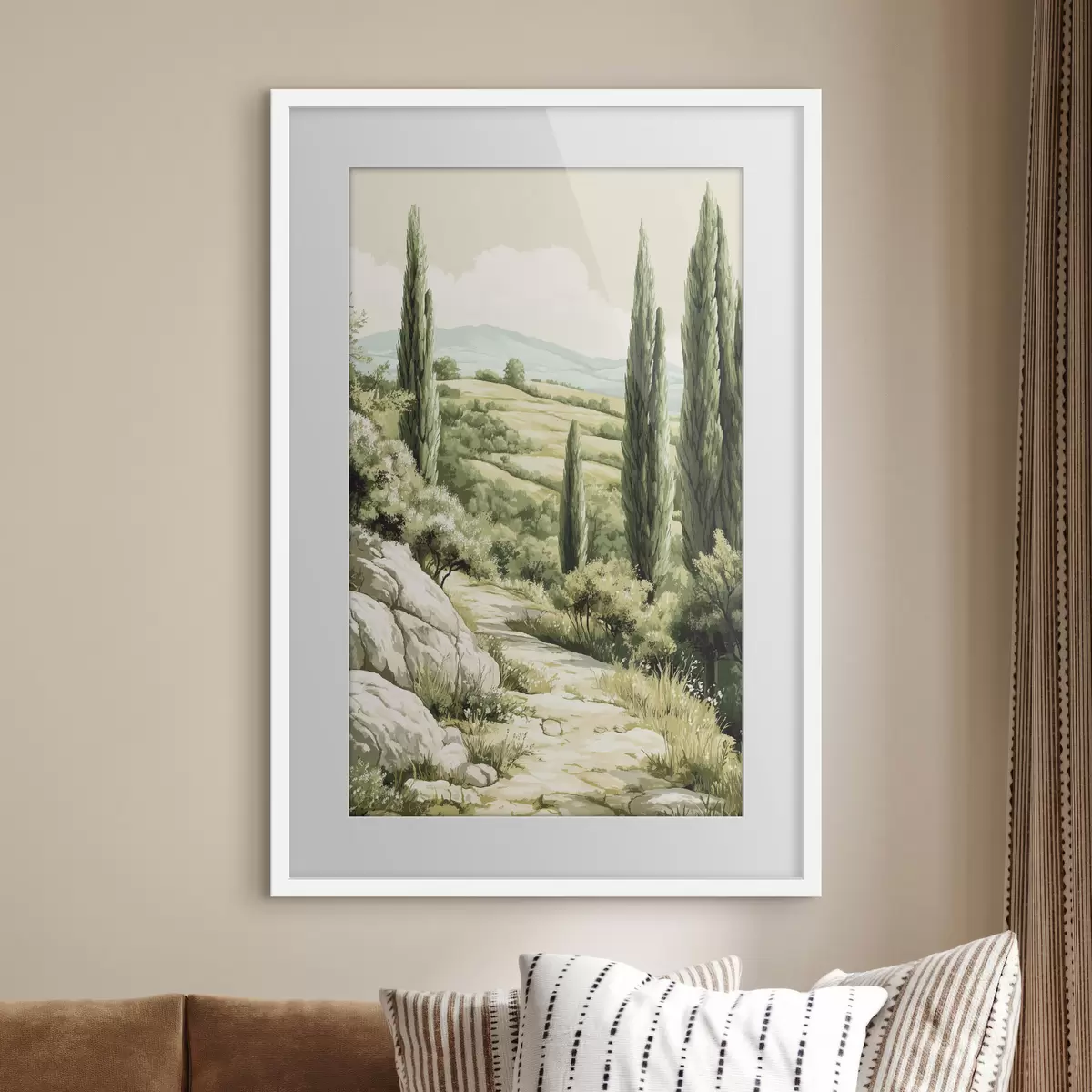 Poster Zypressenpfad f44308