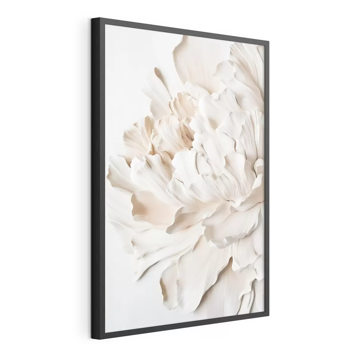 Poster Große beige Blume f44316