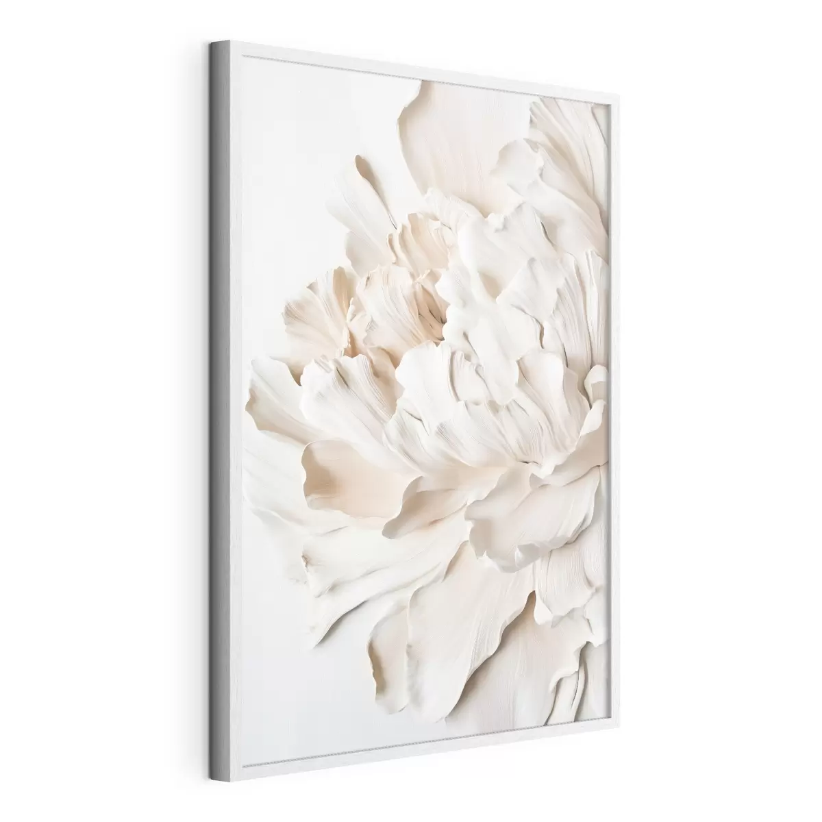 Poster Große beige Blume f44316
