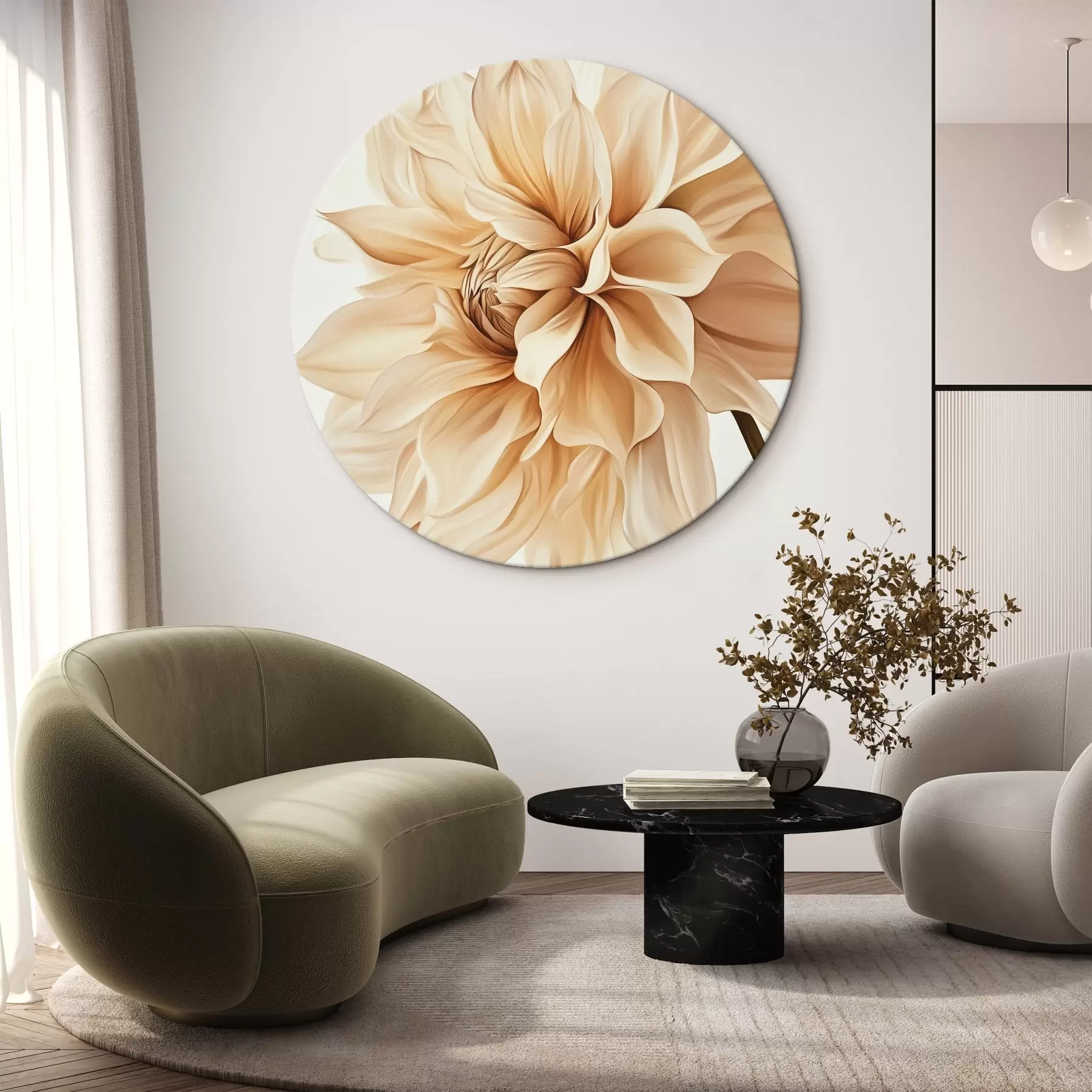 Fototapete Große üppige Blume r44317