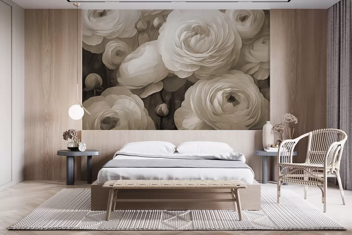 Fototapete Volumetrische Blumen w03915v1