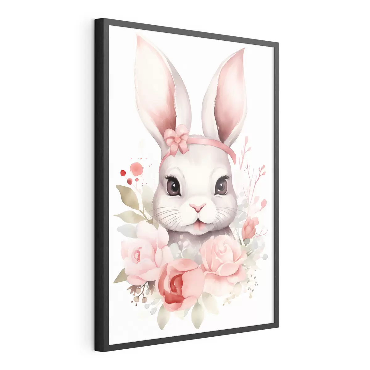Poster Aquarell Hase f44387