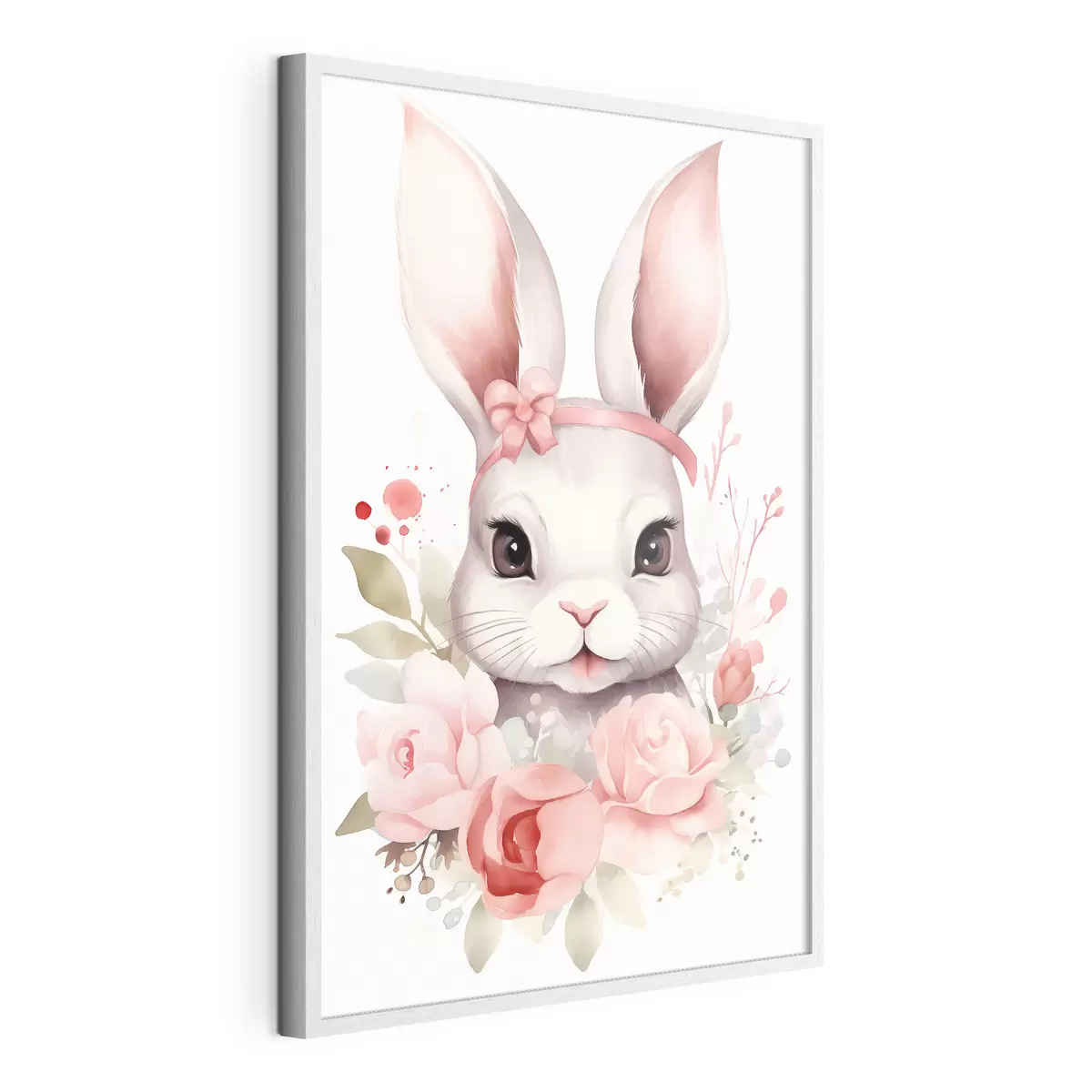 Poster Aquarell Hase f44387