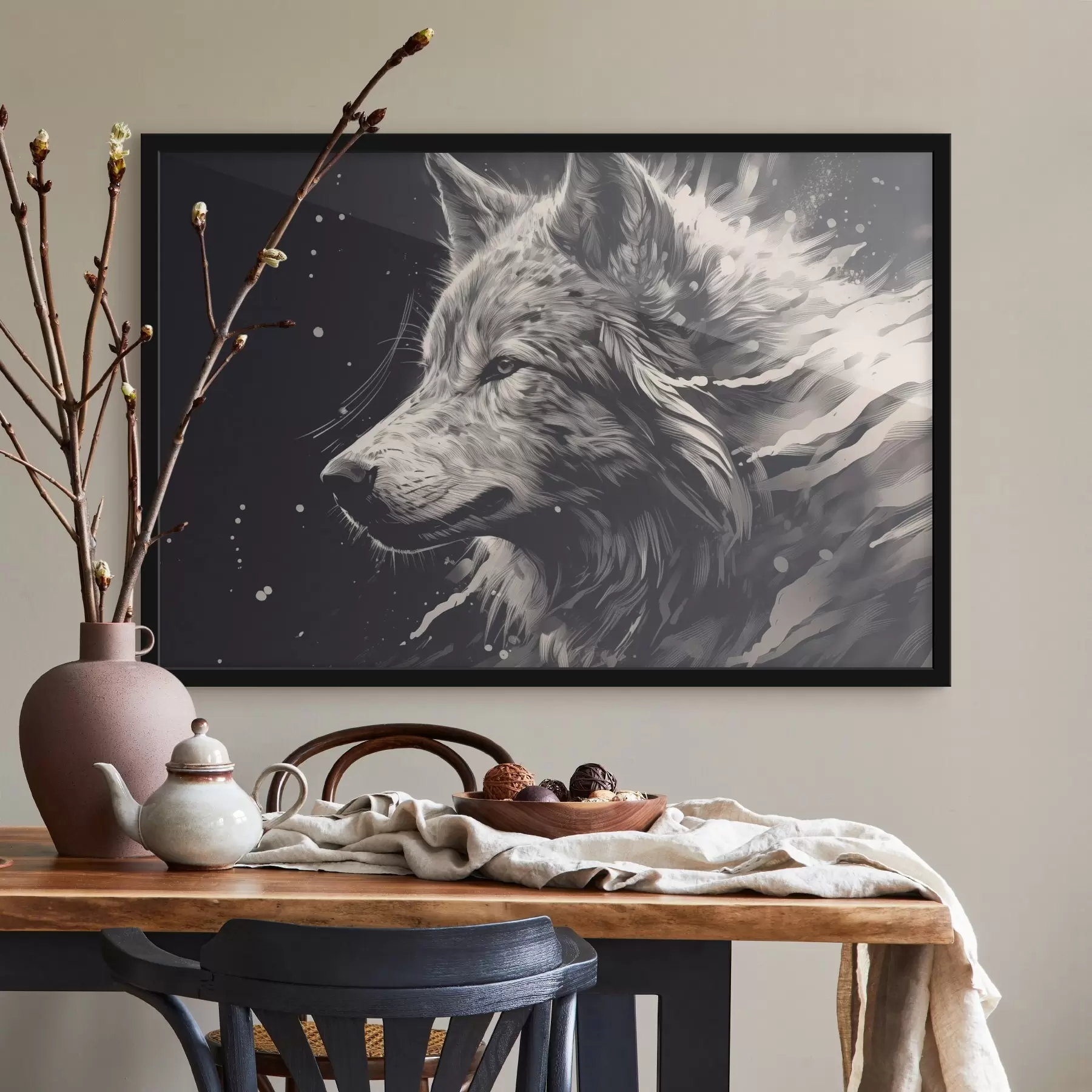 Fototapete Wolf f44271