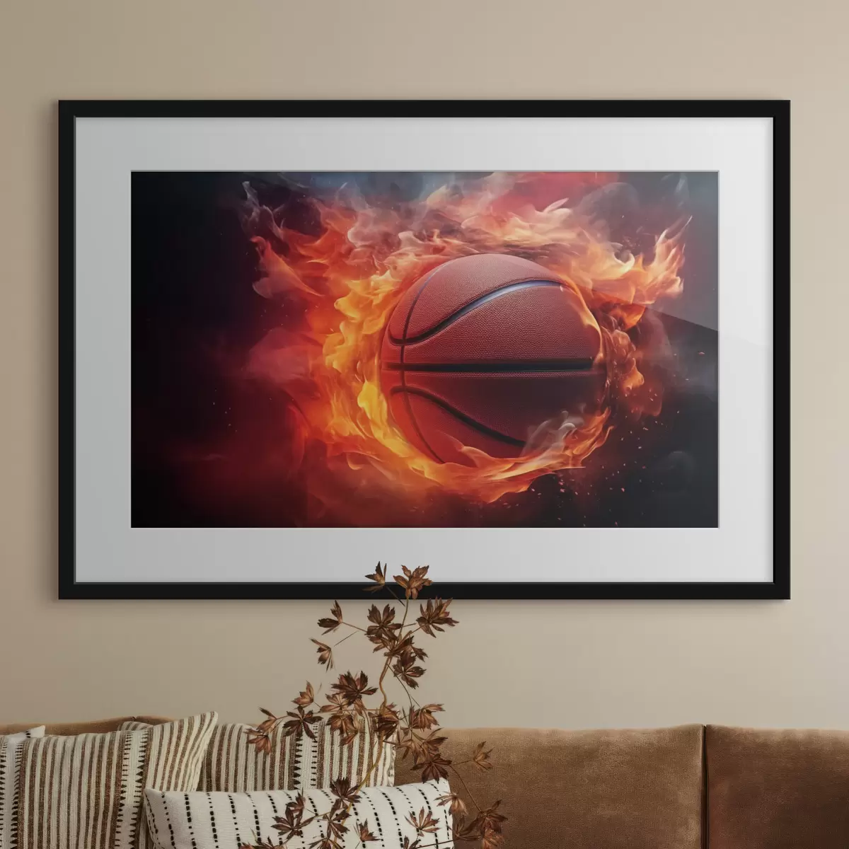Poster Feuer des Spiels f44272