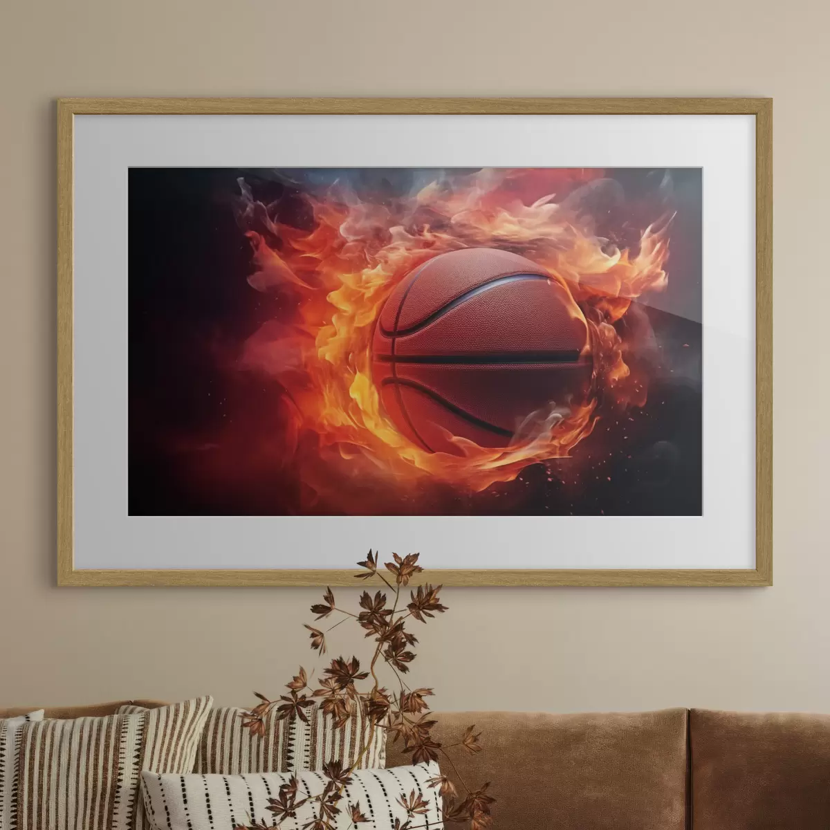 Poster Feuer des Spiels f44272
