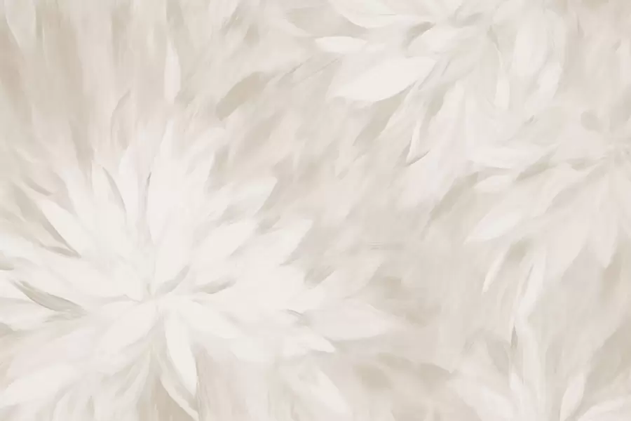 Fototapete Blumen im Stil von weichen Strichen w03986v2