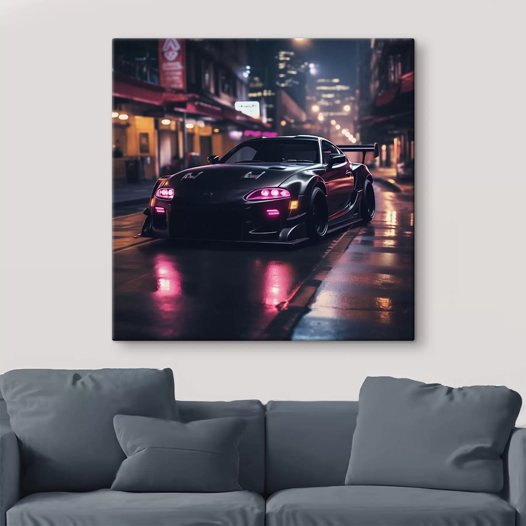 Fototapete Supra in Neonlicht s44349