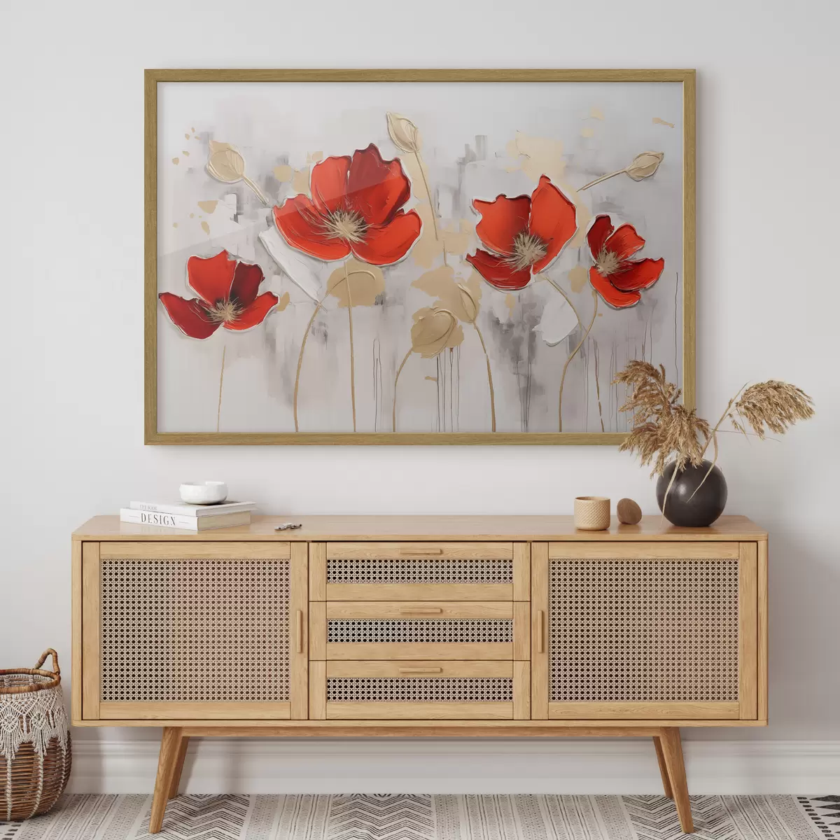 Poster Mohnblumen f44417