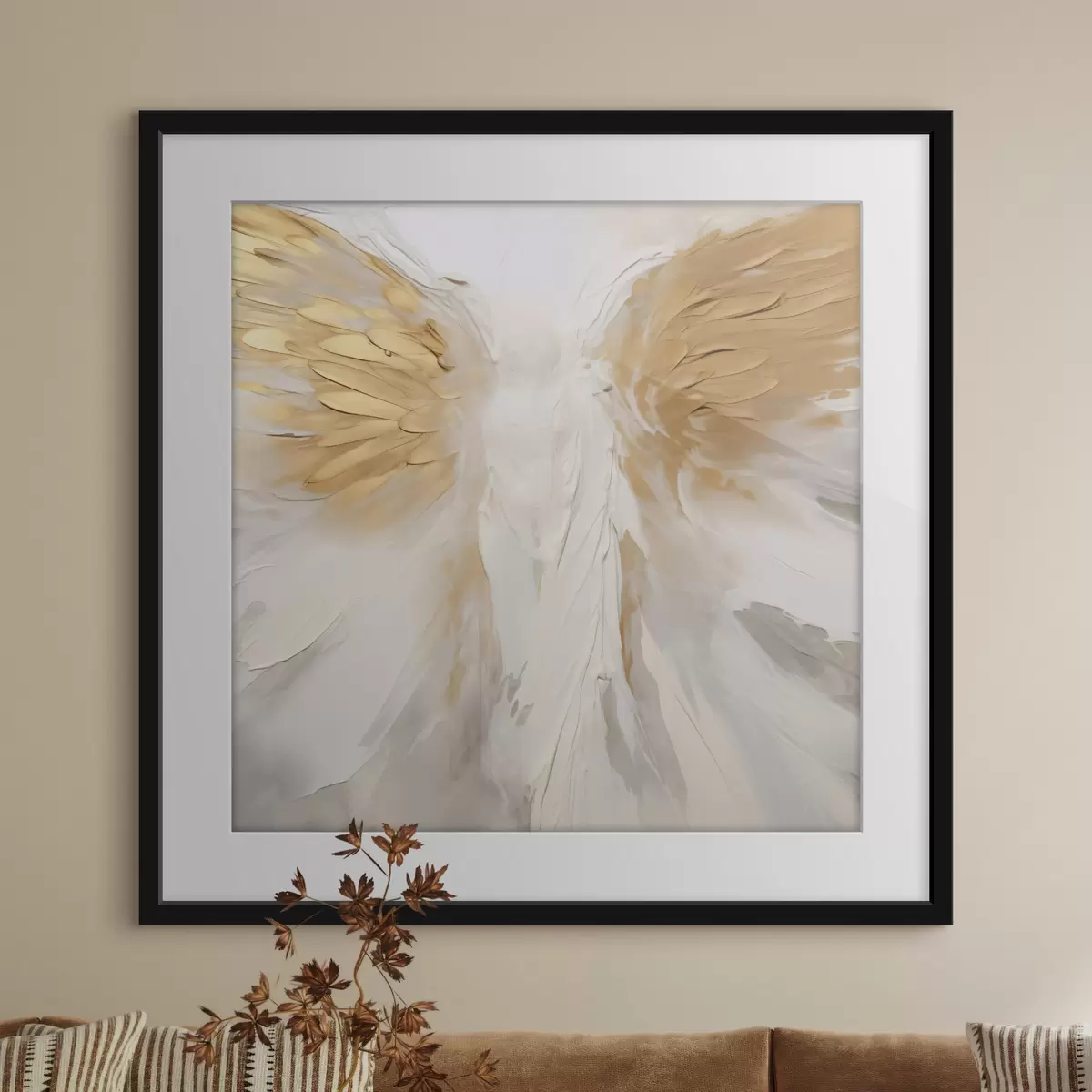 Poster Engelsflügel abstrakt f44425