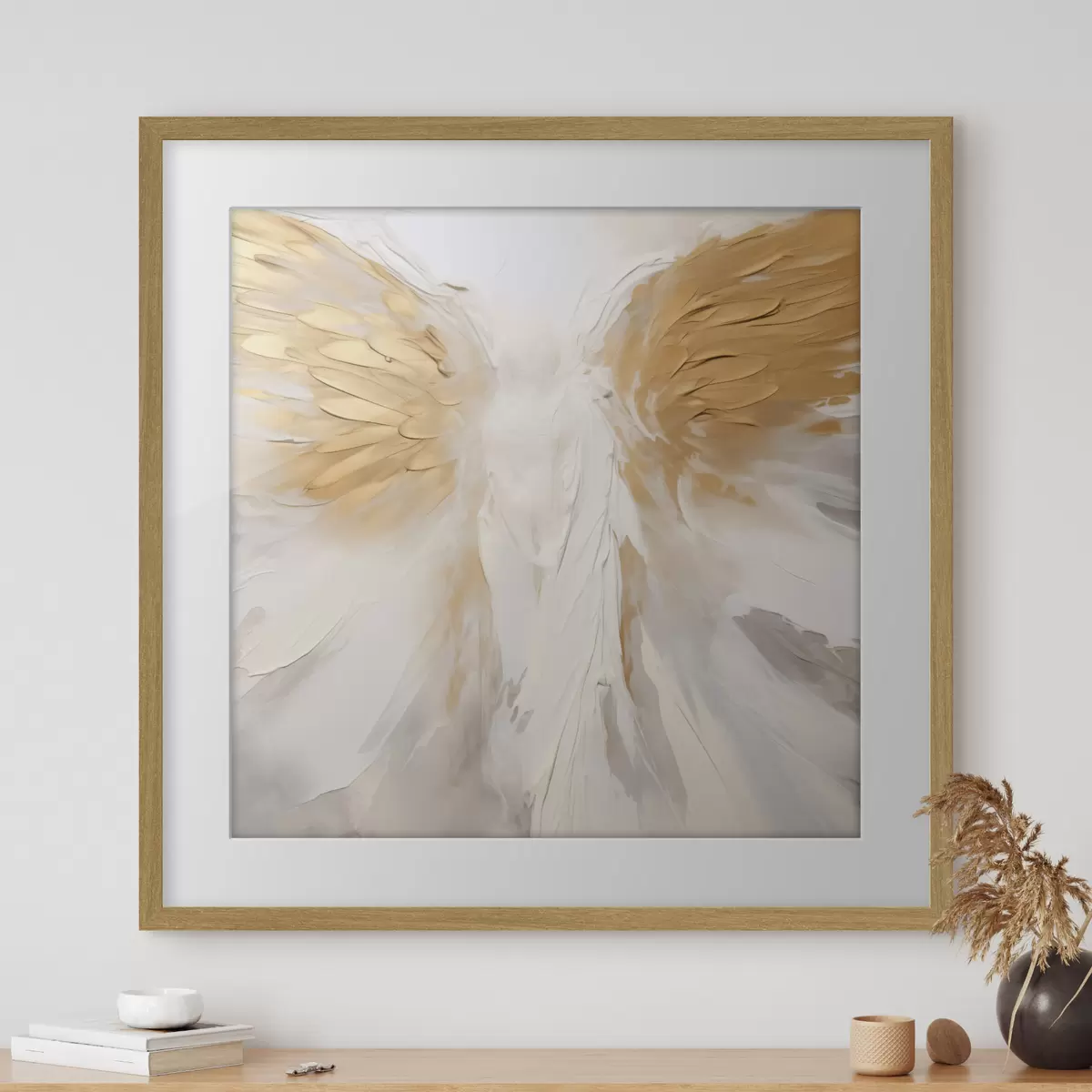 Poster Engelsflügel abstrakt f44425