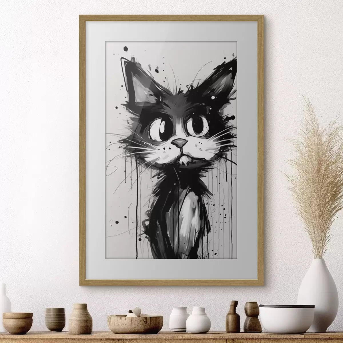 Poster Katze und Funke f44483