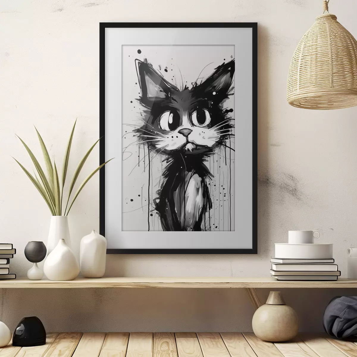 Poster Katze und Funke f44483