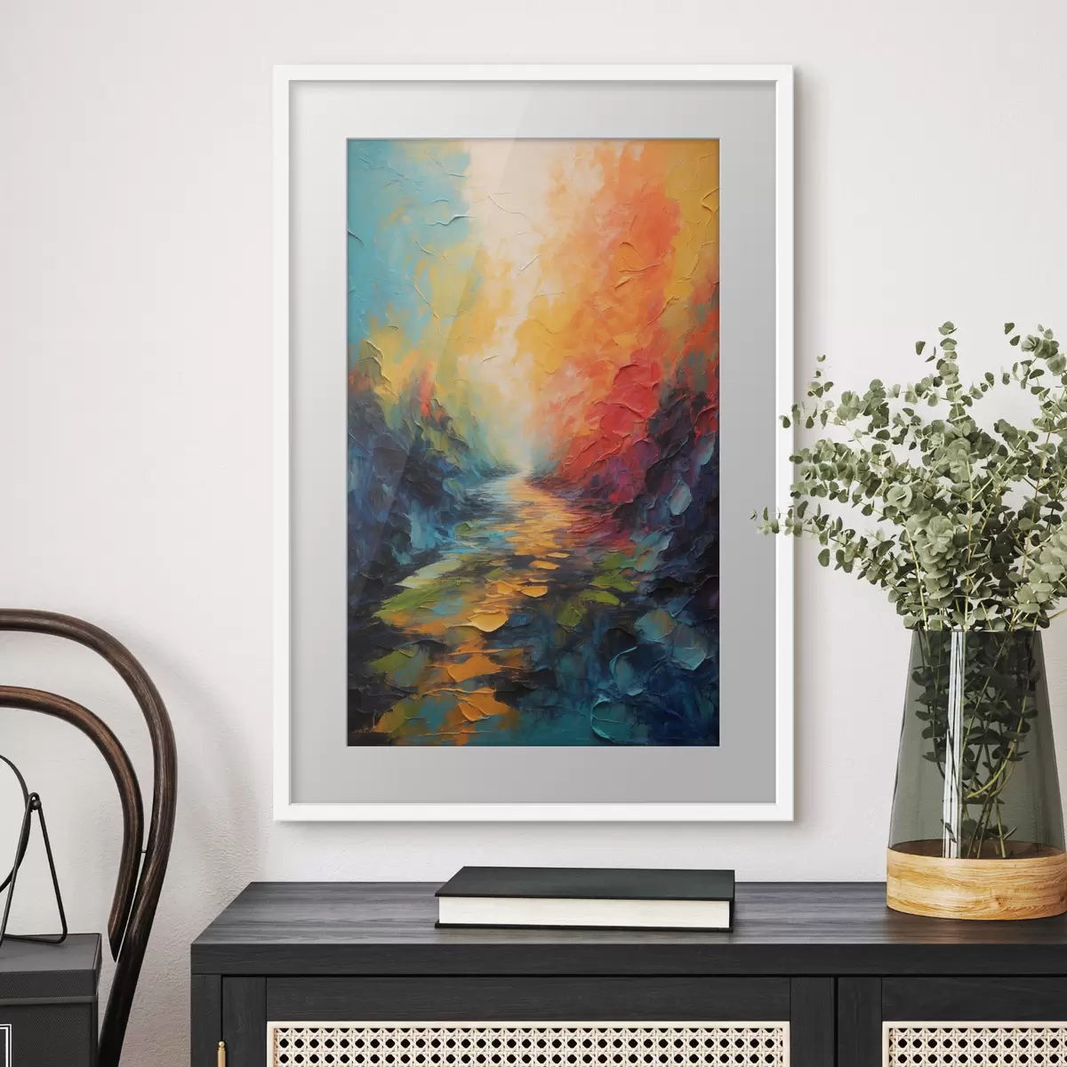 Poster Farbpfad f44441