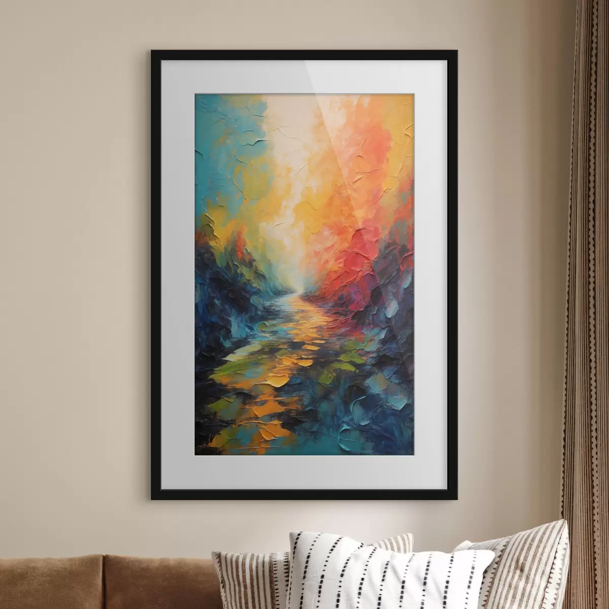 Poster Farbpfad f44441