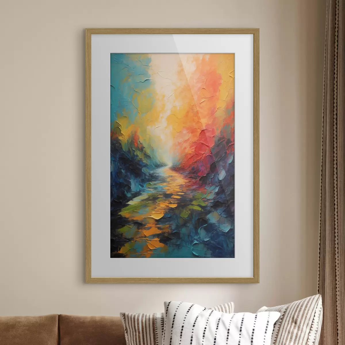 Poster Farbpfad f44441