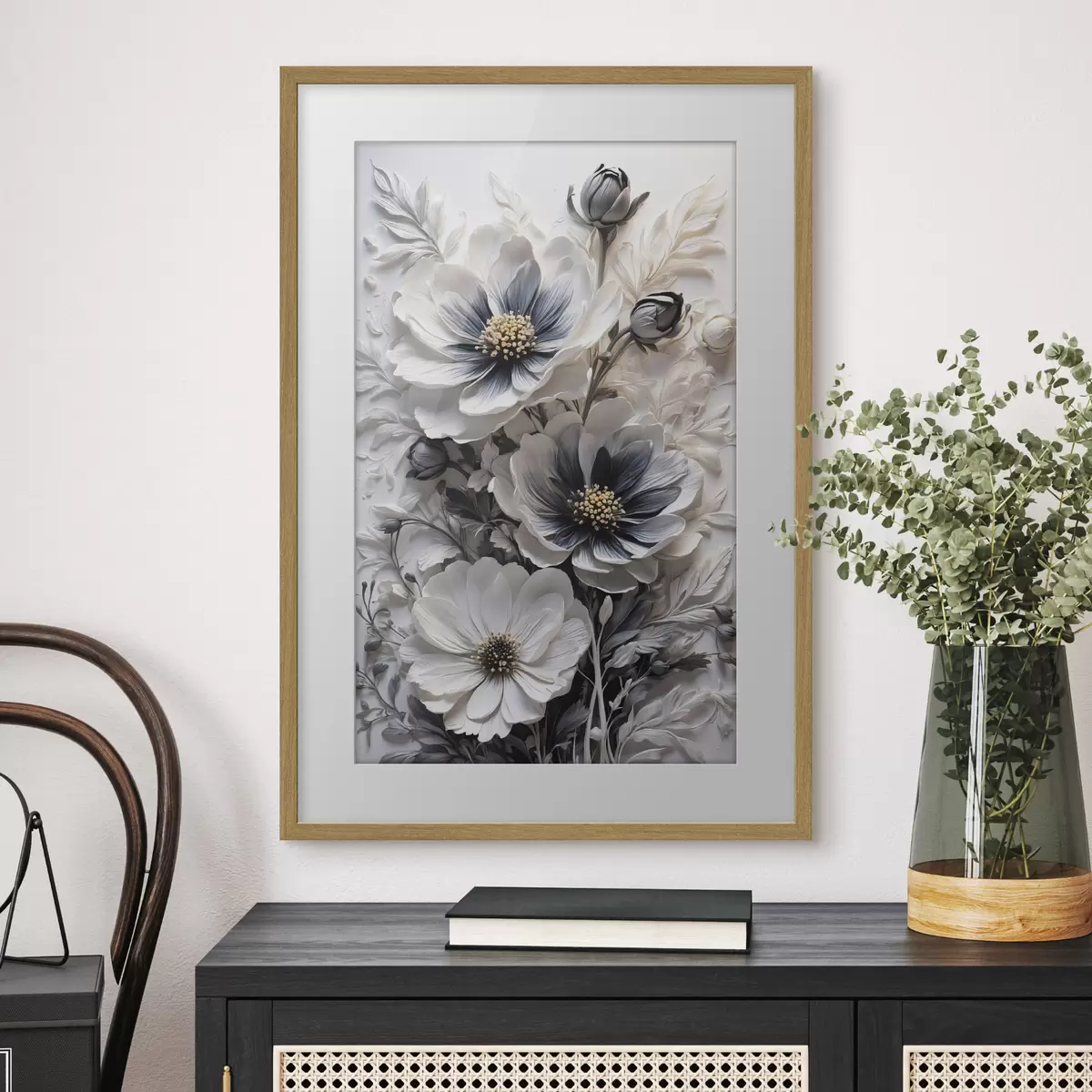 Poster Kontrastreiche Zartheit f44446