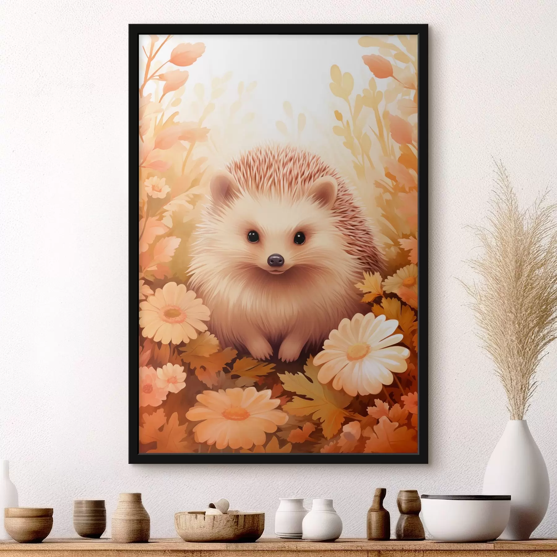 Fototapete Herbst-Igel f44528