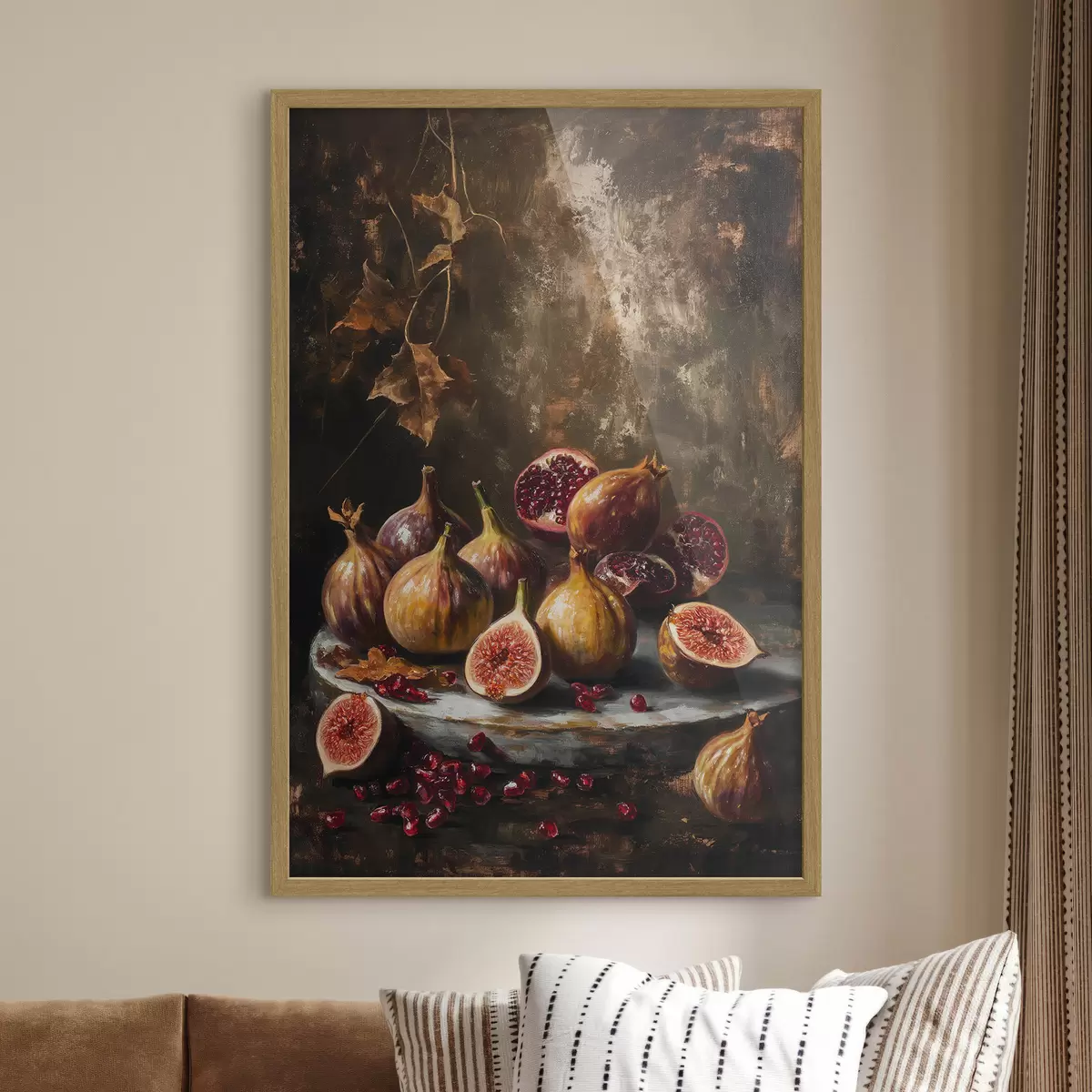 Poster Feigen und Granatapfel f44544
