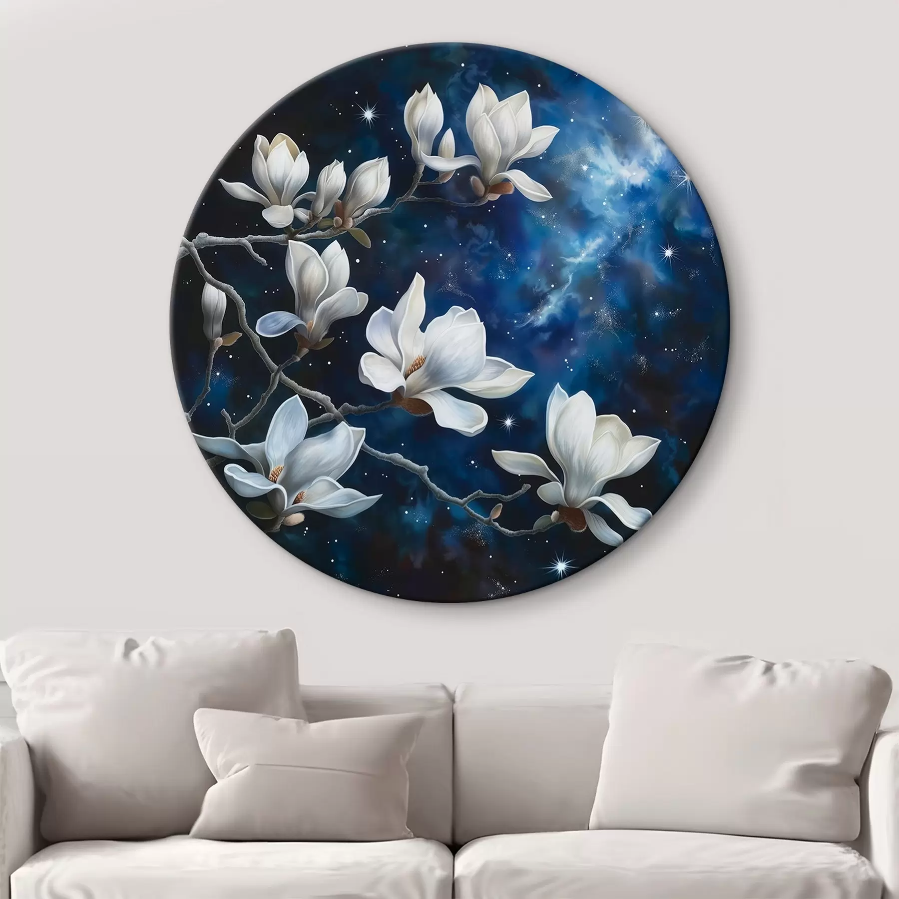 Fototapete Magnolienblüten gegen den Himmel r44585