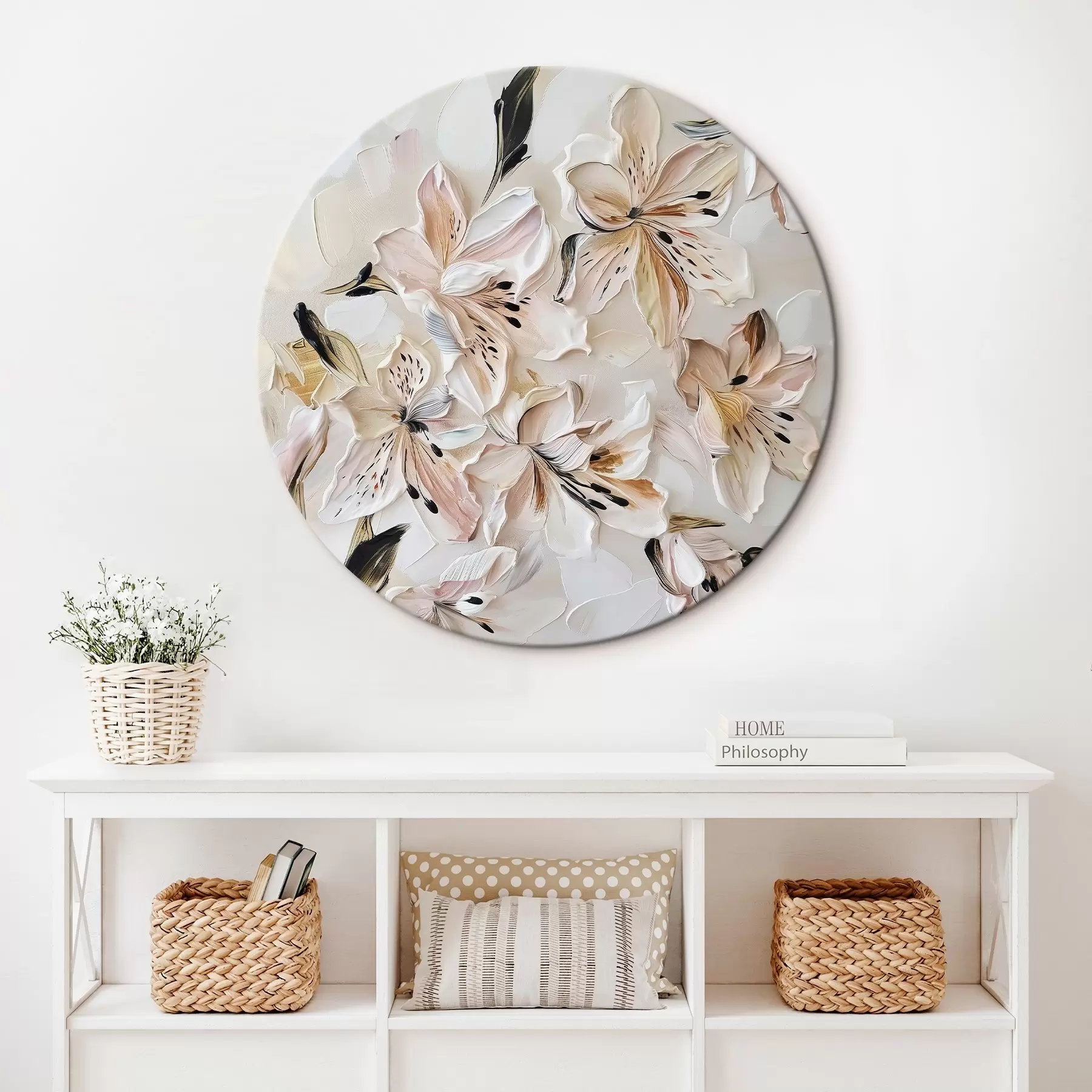 Fototapete Zarte Blumen Nachahmung Malerei r44588