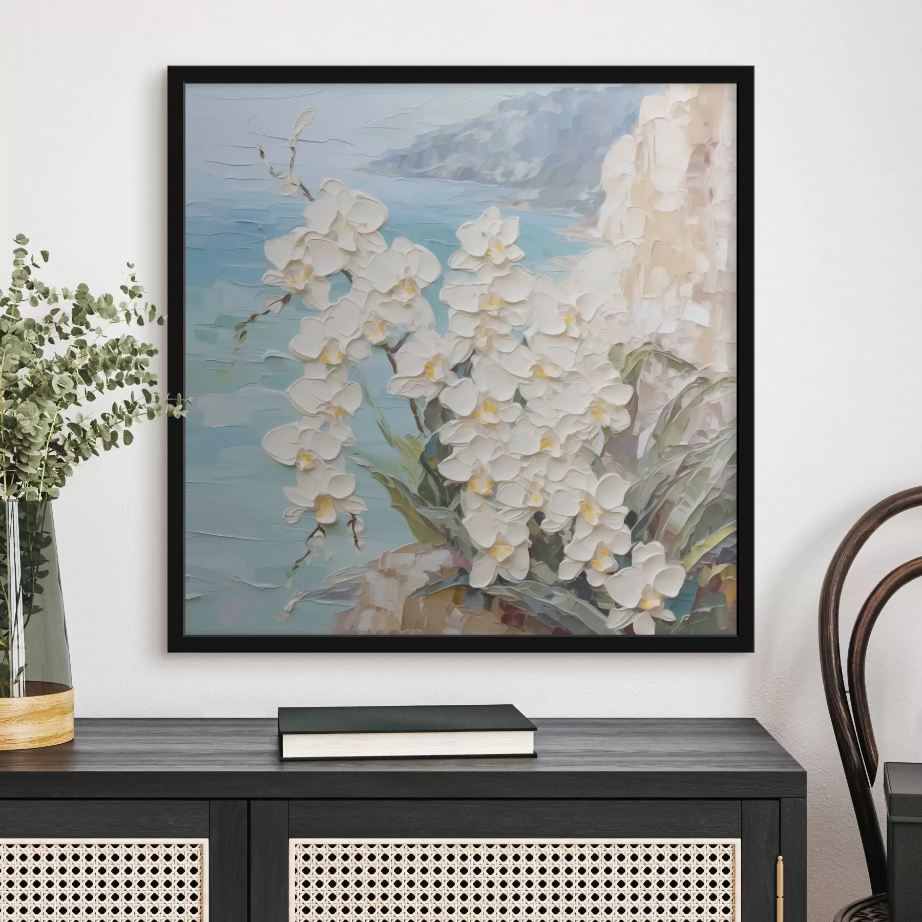 Fototapete Orchideen am Meer f44590